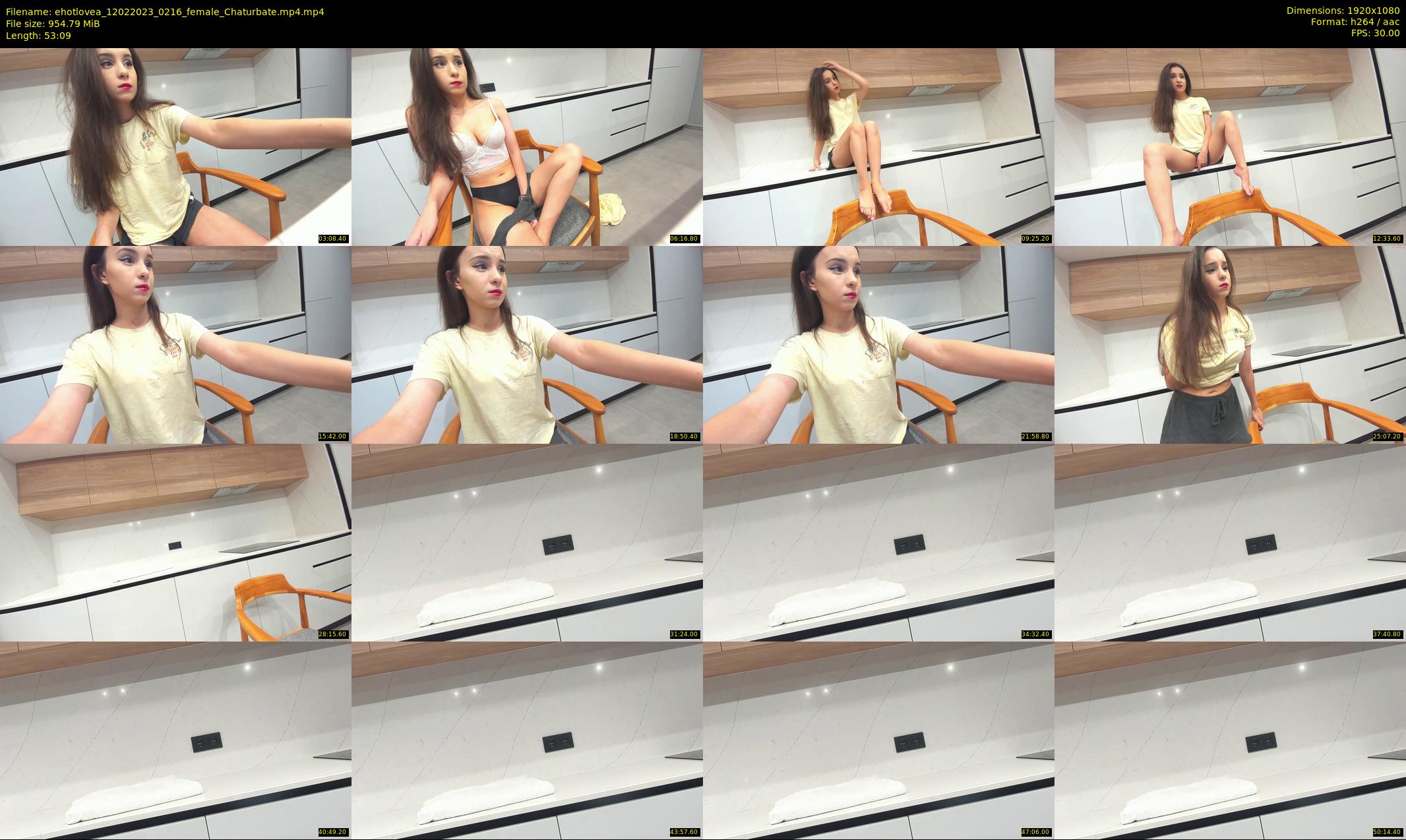 ehotlovea — 54 minute Chaturbate female cam show recording, 1080p, Feb 12, 2023
