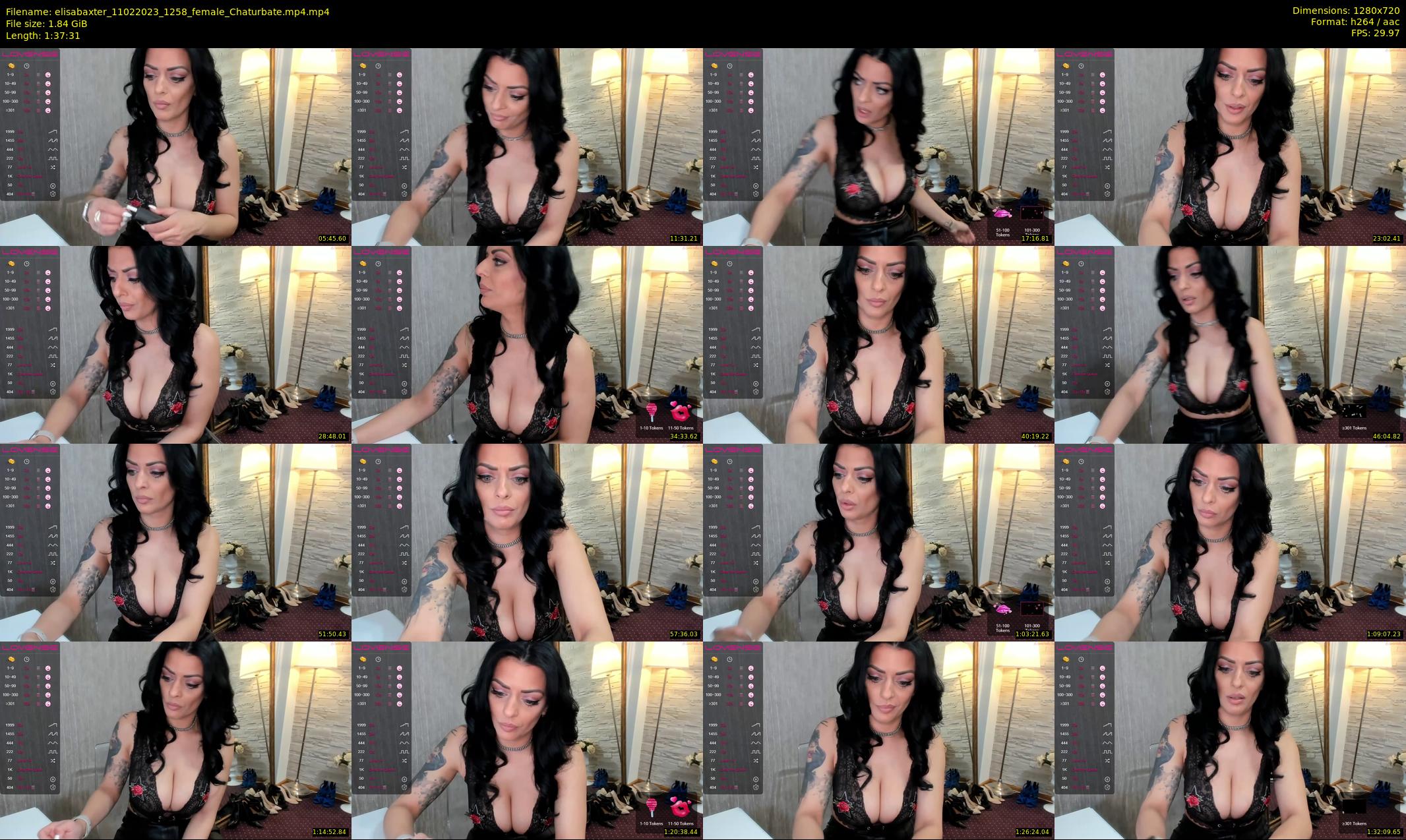 elisabaxter — 98 minute Chaturbate female cam show recording, 720p, Feb 11, 2023