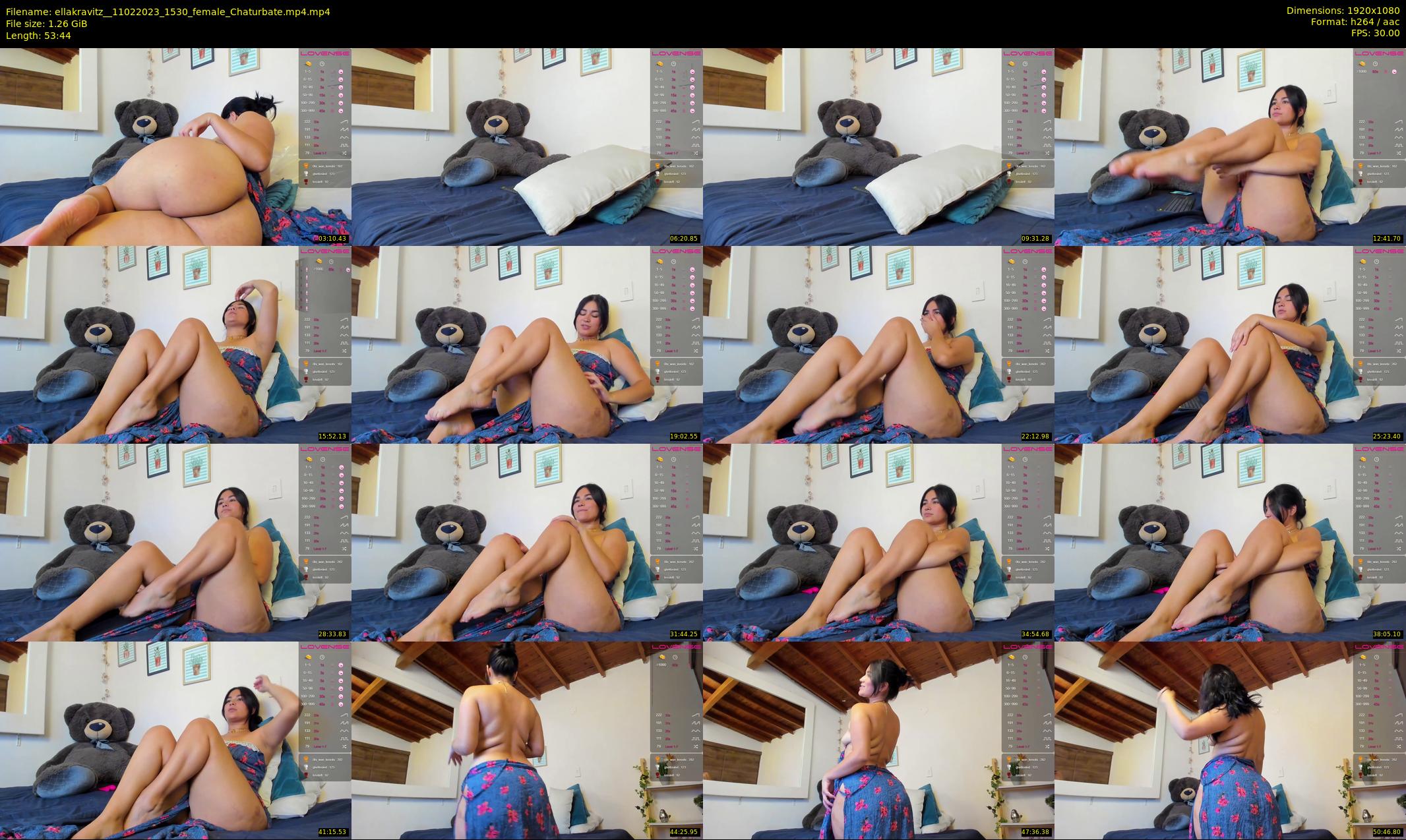ellakravitz_ — 54 minute Chaturbate female cam show recording, 1080p, Feb 11, 2023