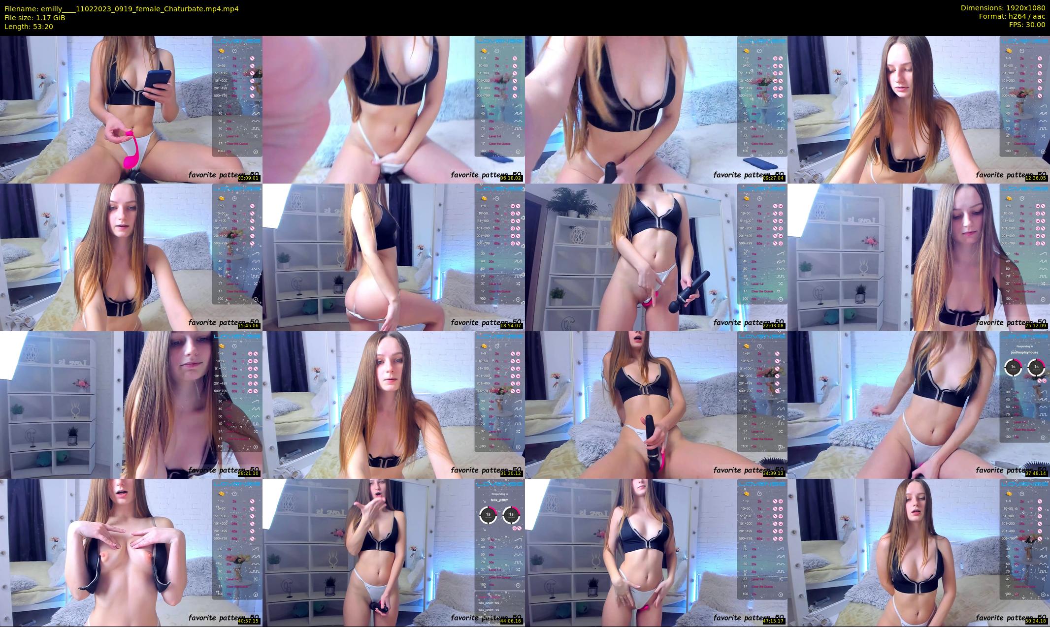 emilly___ — 54 minute Chaturbate female cam show recording, 1080p, Feb 11, 2023