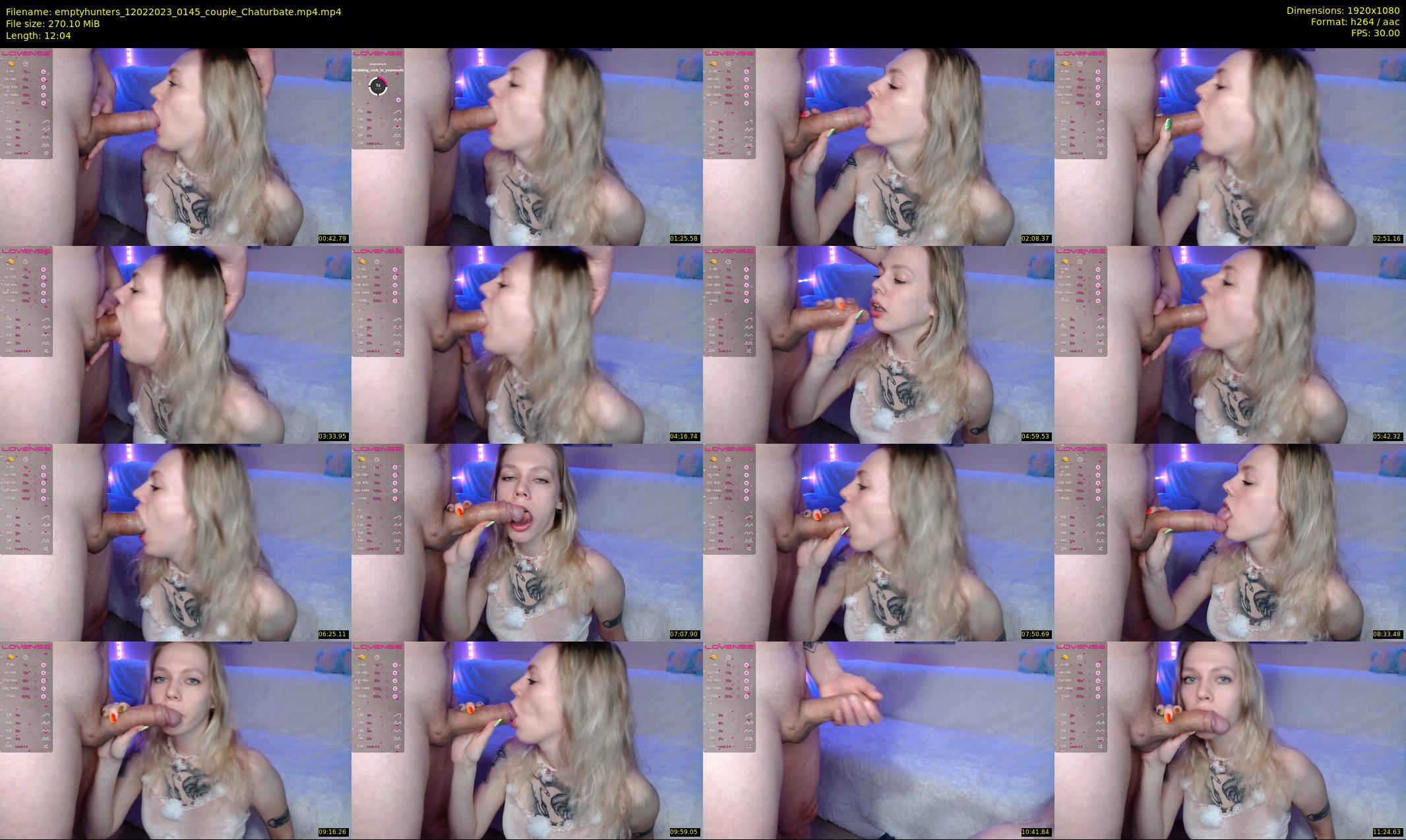emptyhunters — 13 minute Chaturbate couple cam show recording, 1080p, Feb 12, 2023