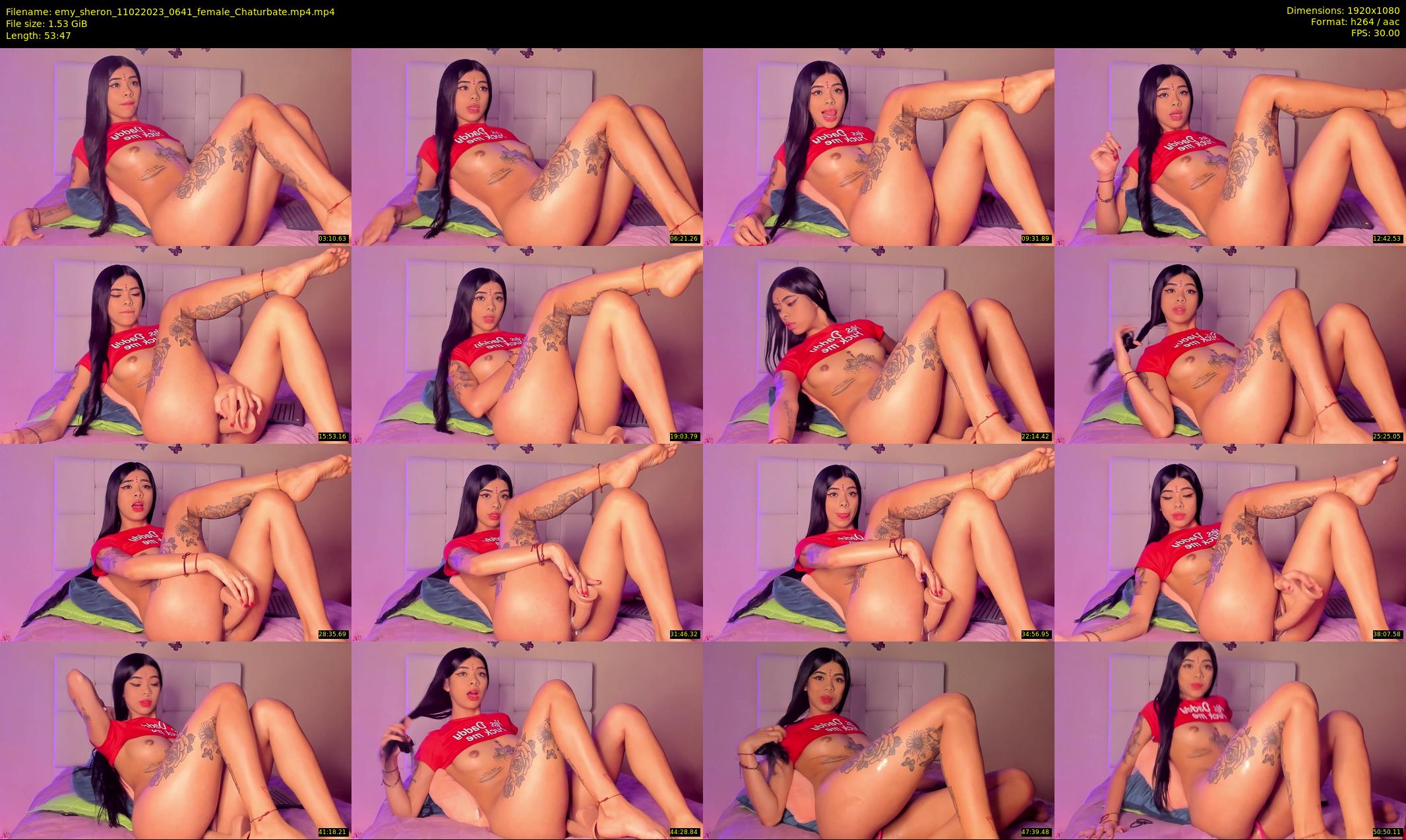 emy_sheron — 54 minute Chaturbate female cam show recording, 1080p, Feb 11, 2023