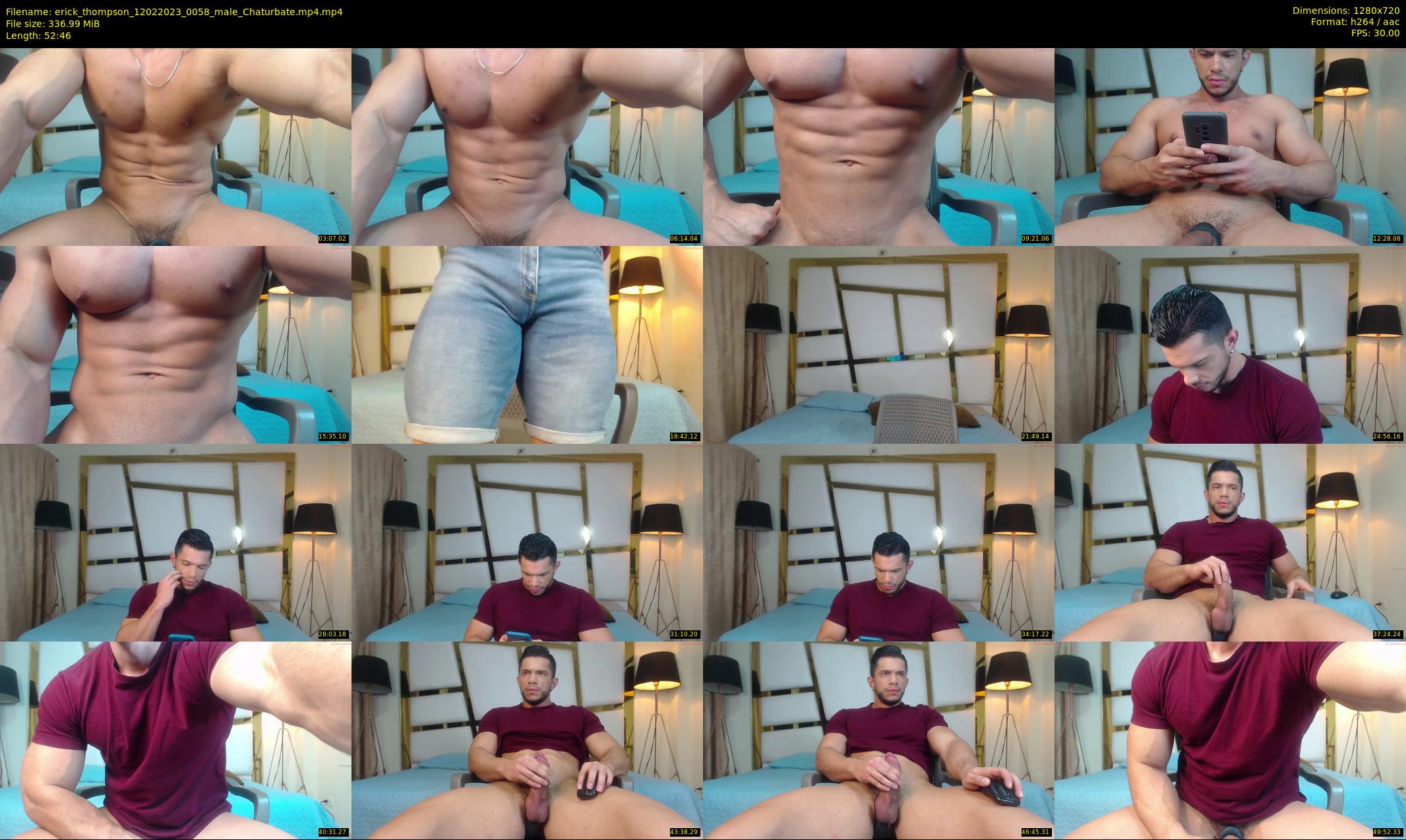 erick_thompson — 53 minute Chaturbate male cam show recording, 720p, Feb 12, 2023
