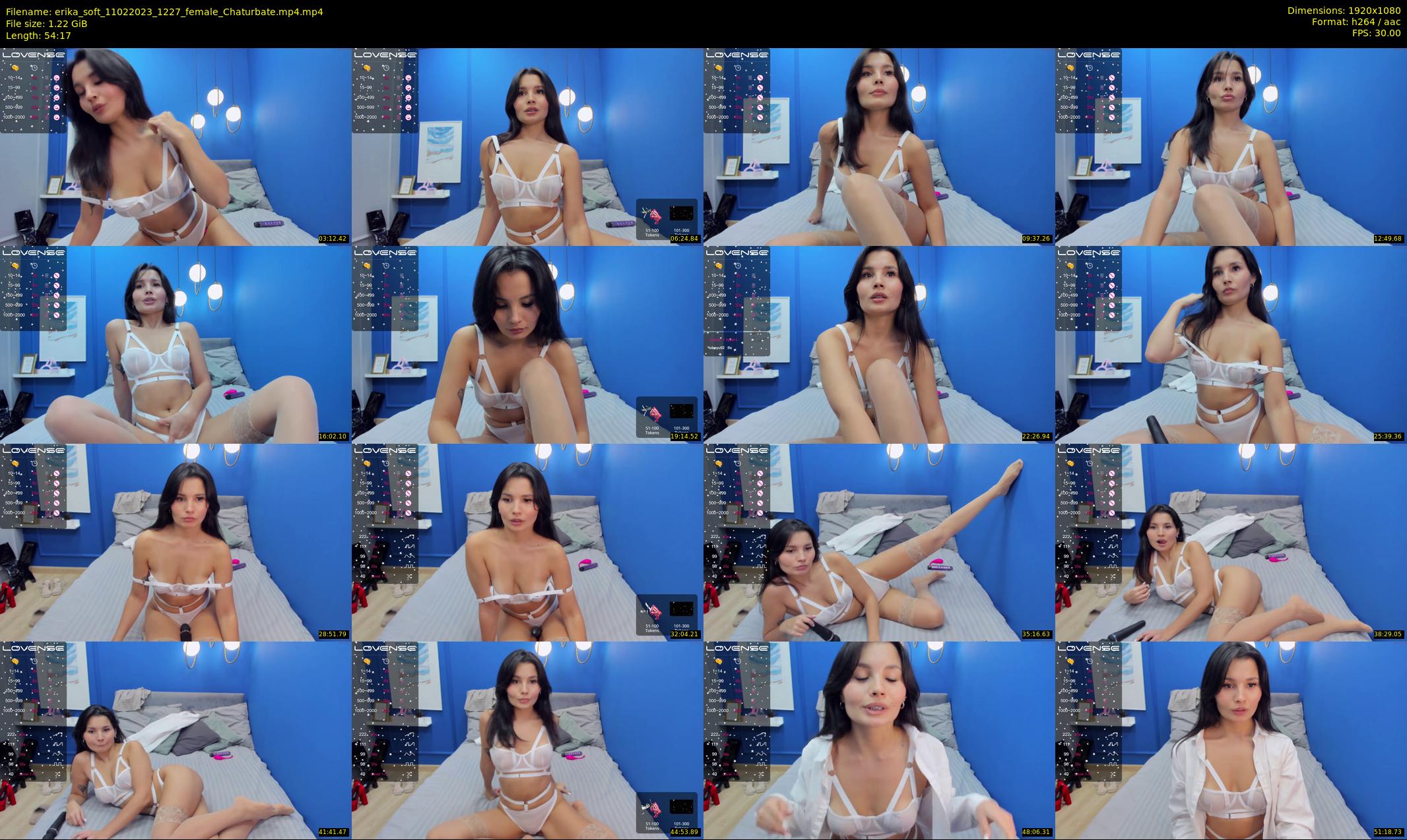 erika_soft — 55 minute Chaturbate female cam show recording, 1080p, Feb 11, 2023