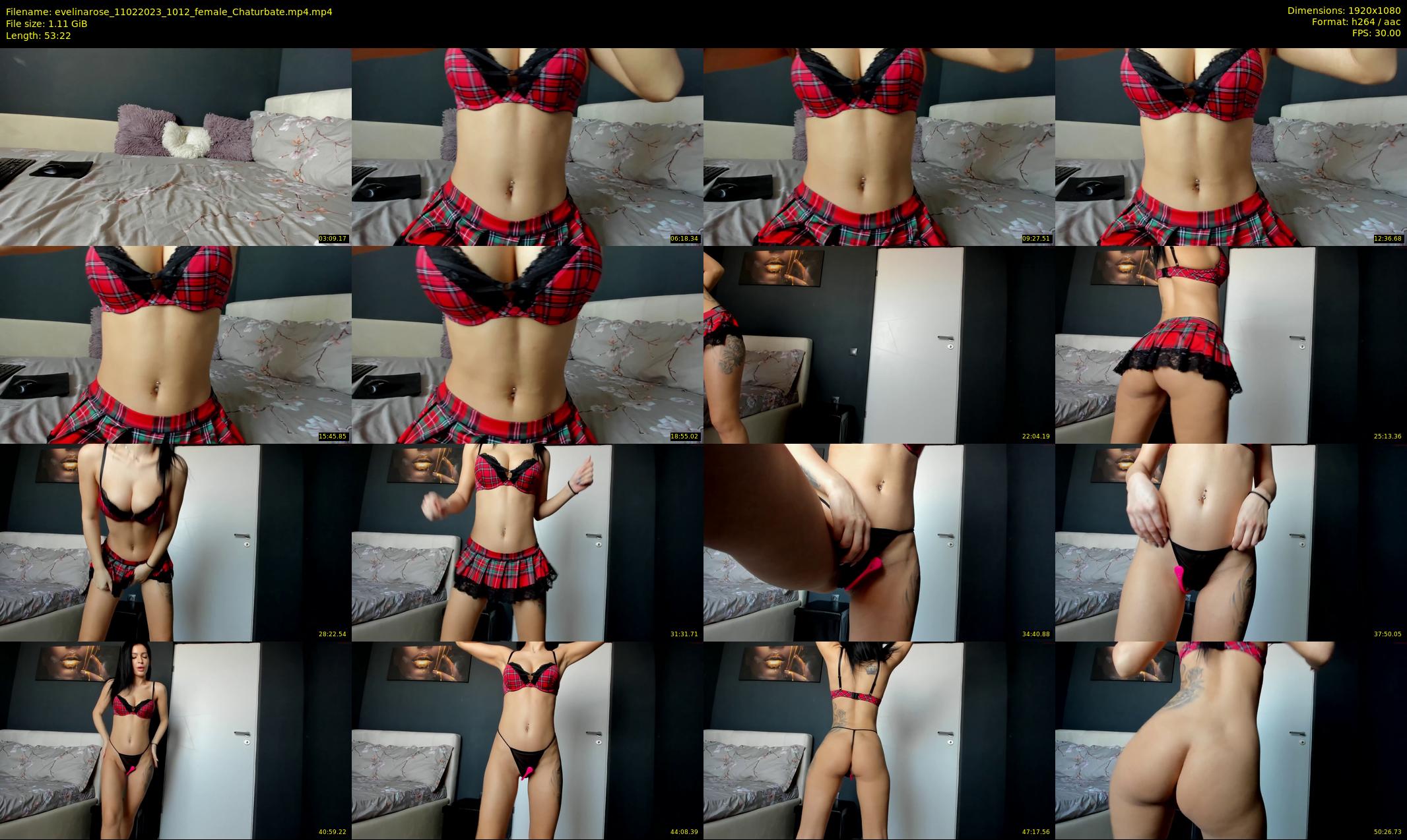 evelinarose — 54 minute Chaturbate female cam show recording, 1080p, Feb 11, 2023