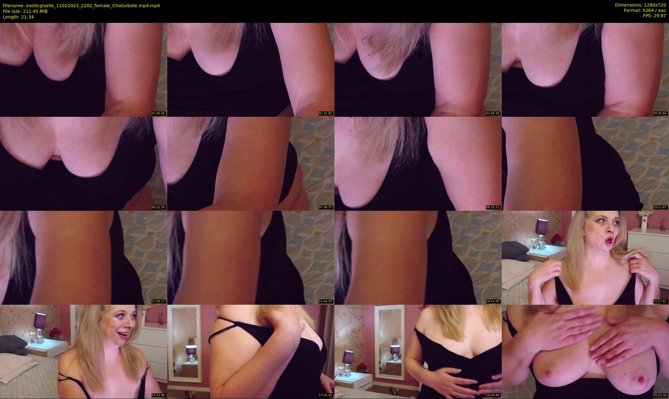 exoticgiselle — 22 minute Chaturbate female cam show recording, 720p, Feb 11, 2023
