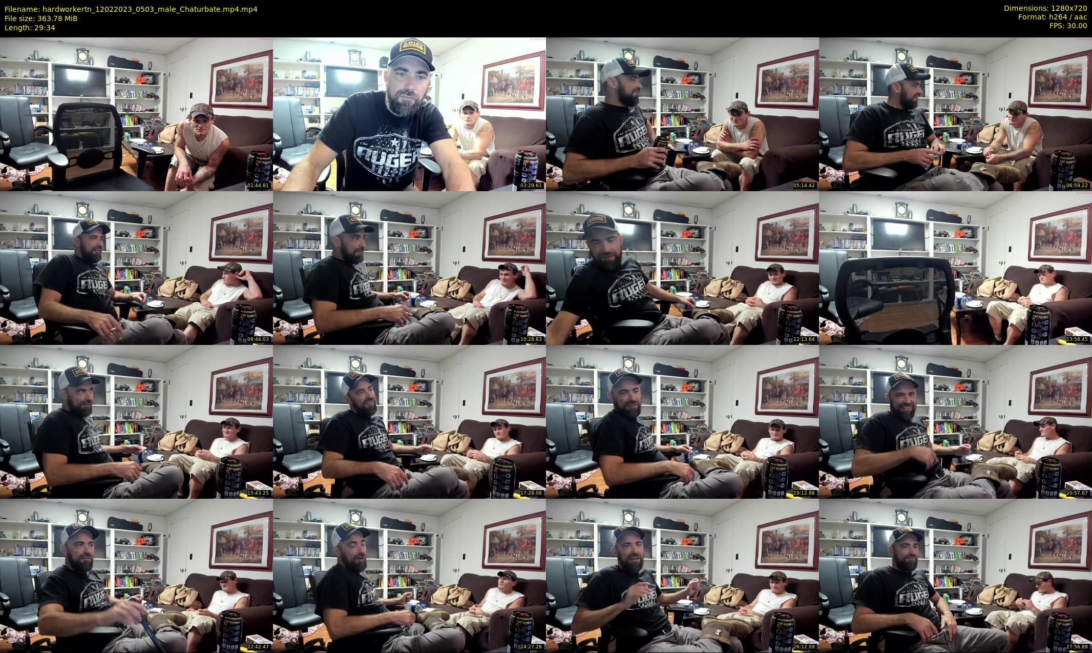 hardworkertn — 30 minute Chaturbate male cam show recording, 720p, Feb 12, 2023