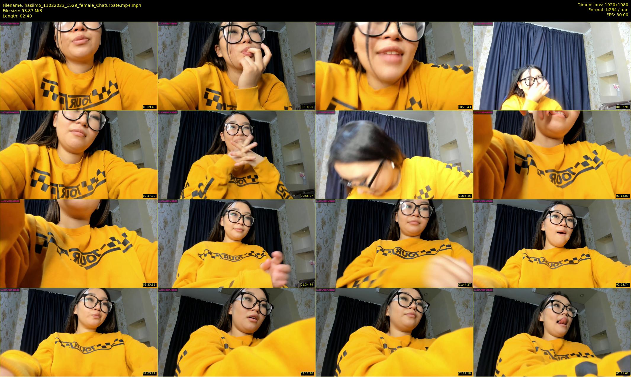hasiimo — 3 minute Chaturbate female cam show recording, 1080p, Feb 11, 2023