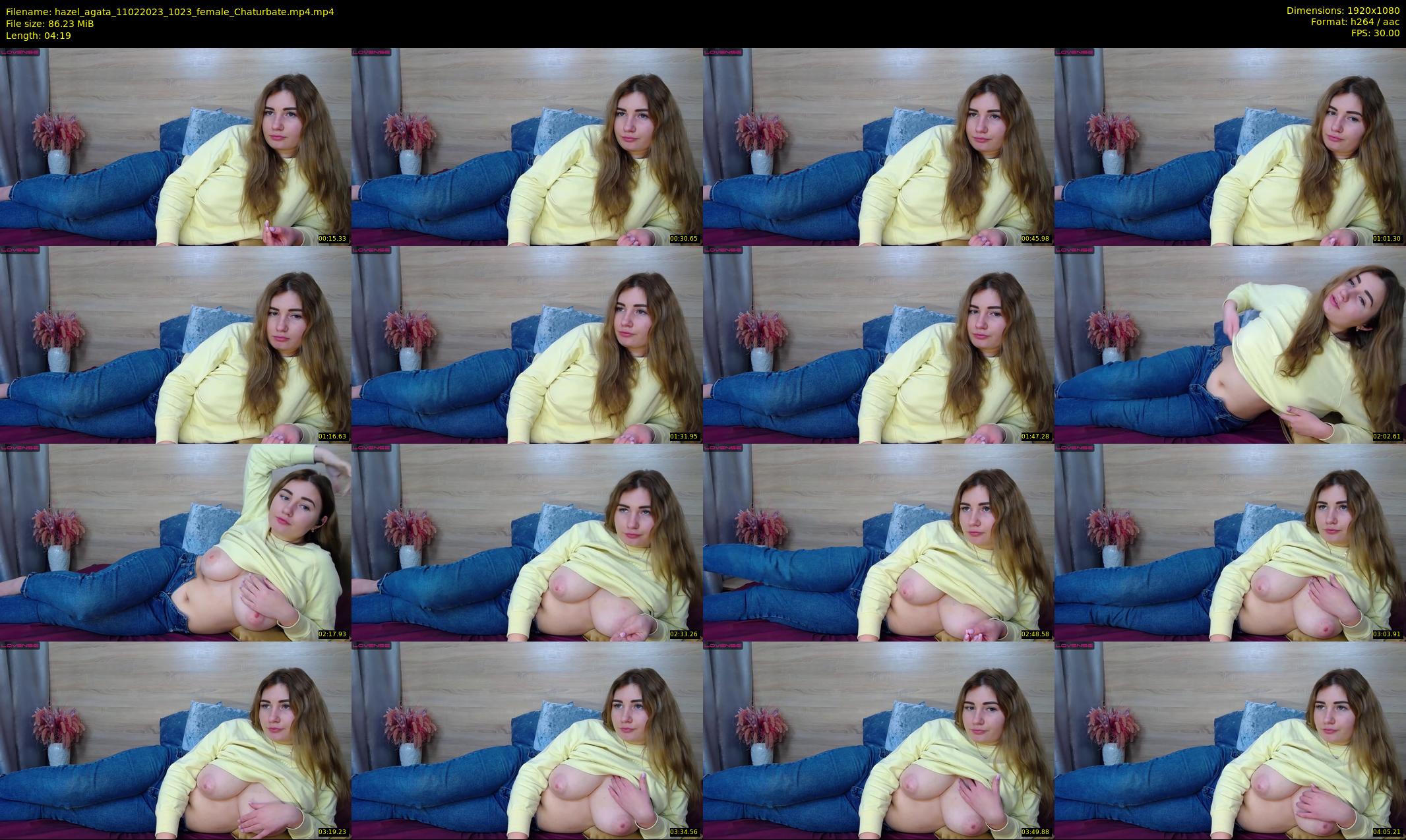 hazel_agata — 5 minute Chaturbate female cam show recording, 1080p, Feb 11, 2023