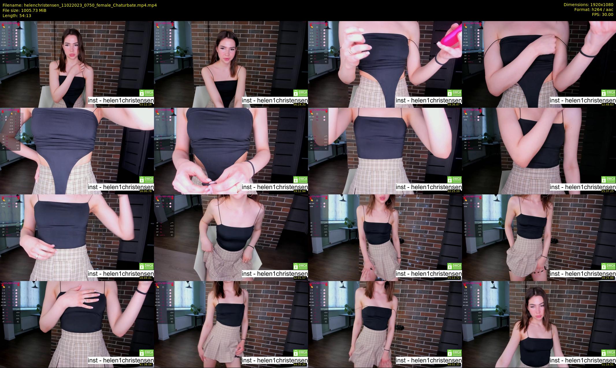 helenchristensen — 55 minute Chaturbate female cam show recording, 1080p, Feb 11, 2023