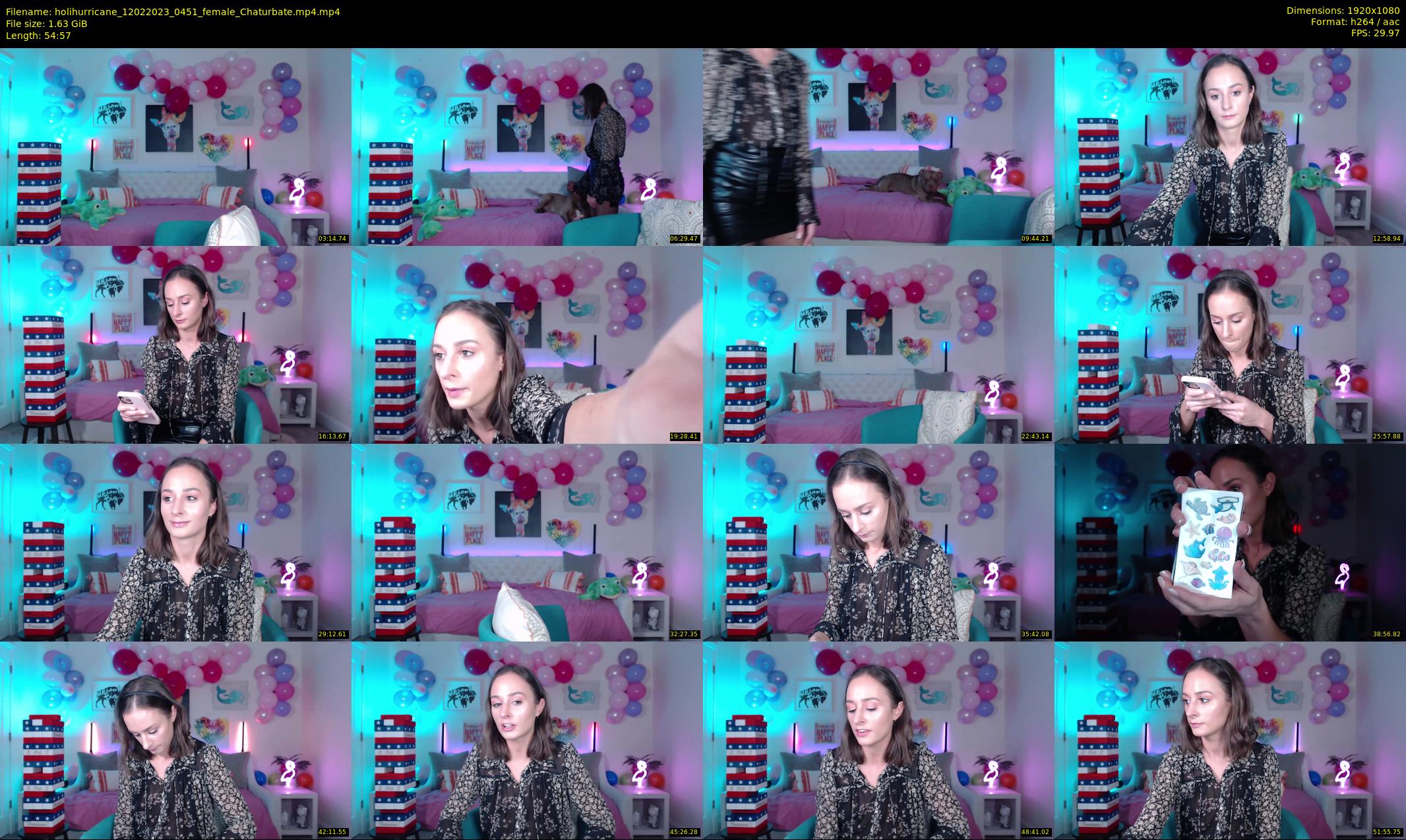 holihurricane — 55 minute Chaturbate female cam show recording, 1080p, Feb 12, 2023
