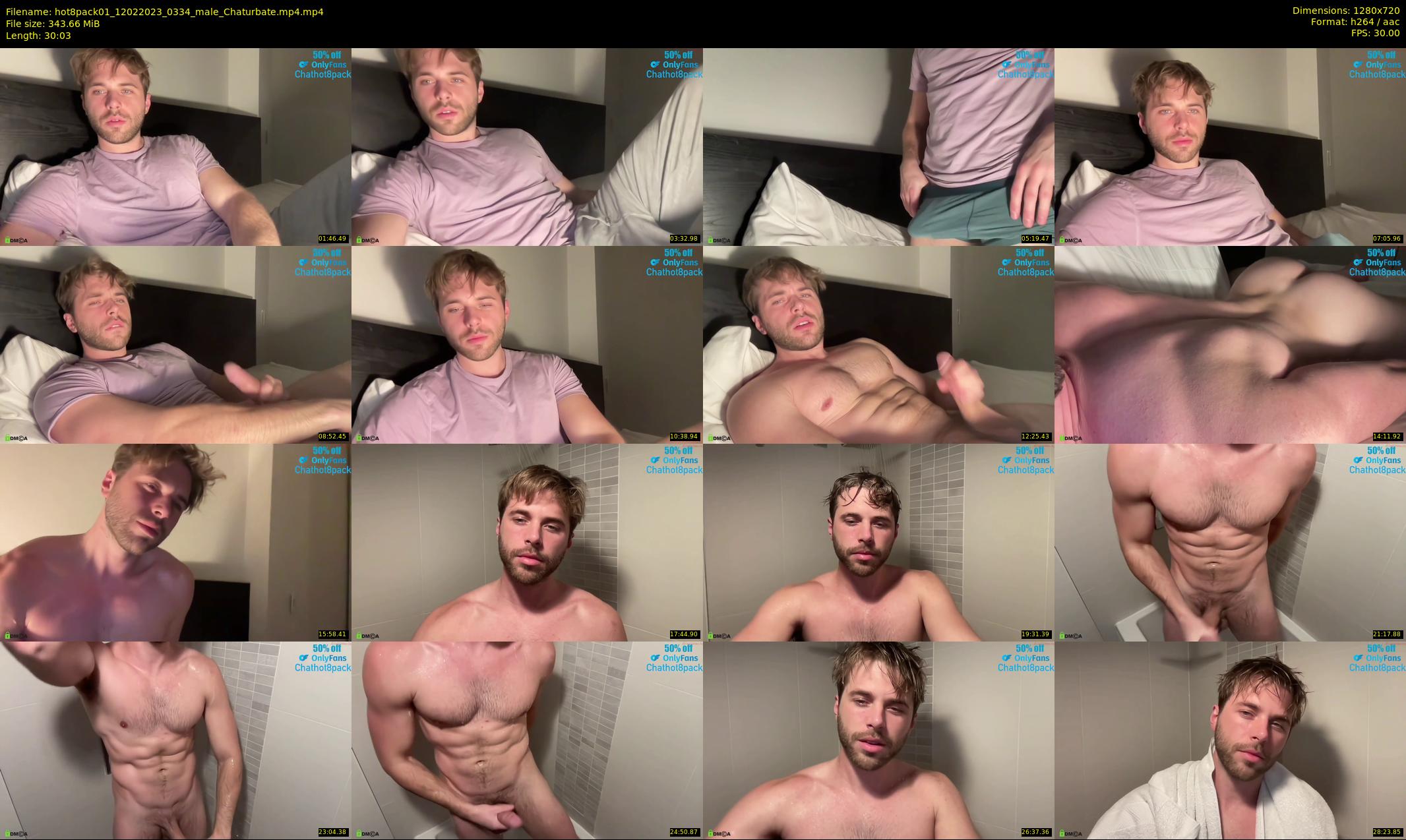 hot8pack01 — 31 minute Chaturbate male cam show recording, 720p, Feb 12, 2023