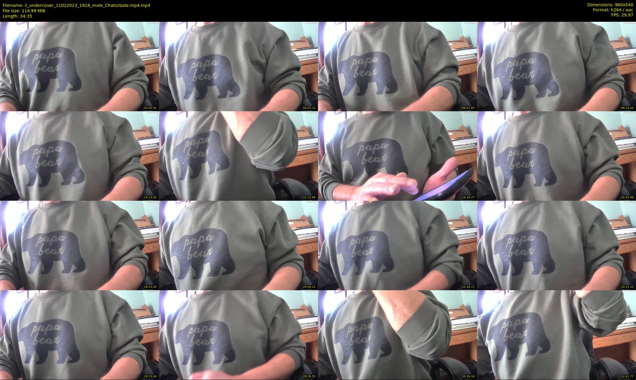 il_undercover — 35 minute Chaturbate male cam show recording, 480p, Feb 11, 2023