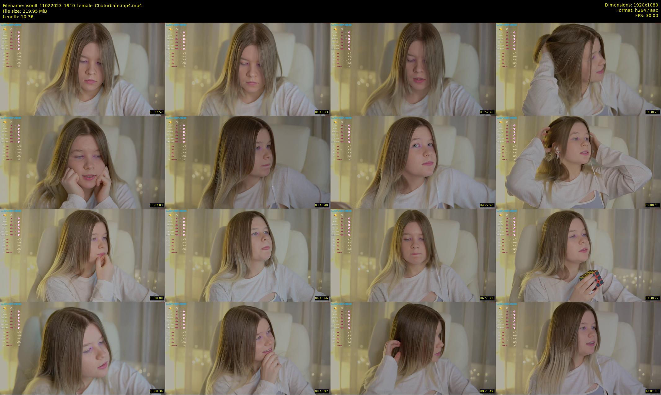 isoull — 11 minute Chaturbate female cam show recording, 1080p, Feb 11, 2023