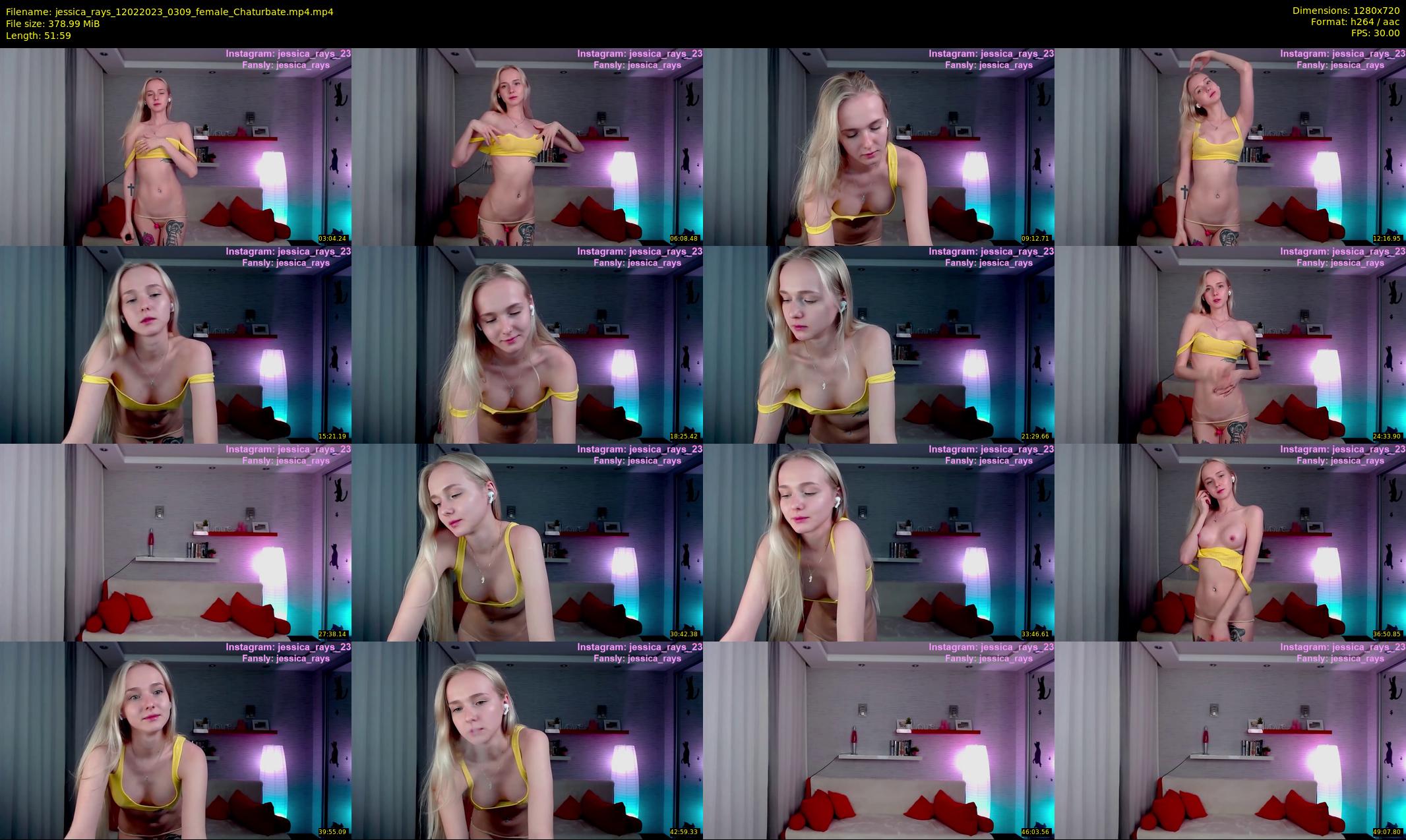 jessica_rays — 52 minute Chaturbate couple cam show recording, 720p, Feb 12, 2023