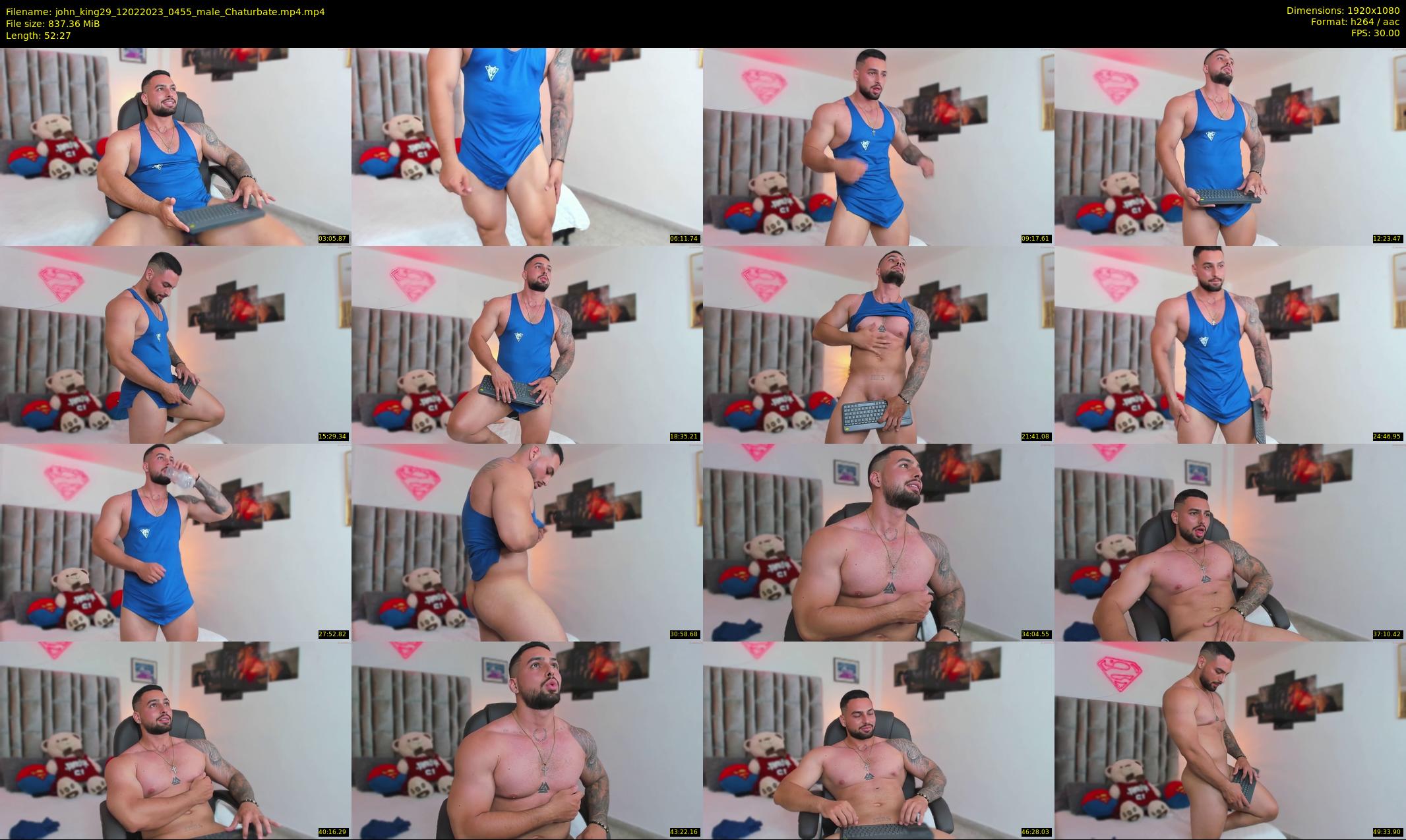 john_king29 — 53 minute Chaturbate male cam show recording, 1080p, Feb 12, 2023