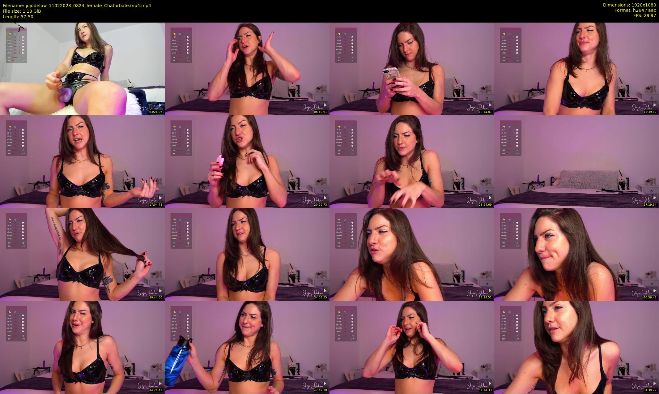 jojodelow — 58 minute Chaturbate female cam show recording, 1080p, Feb 11, 2023