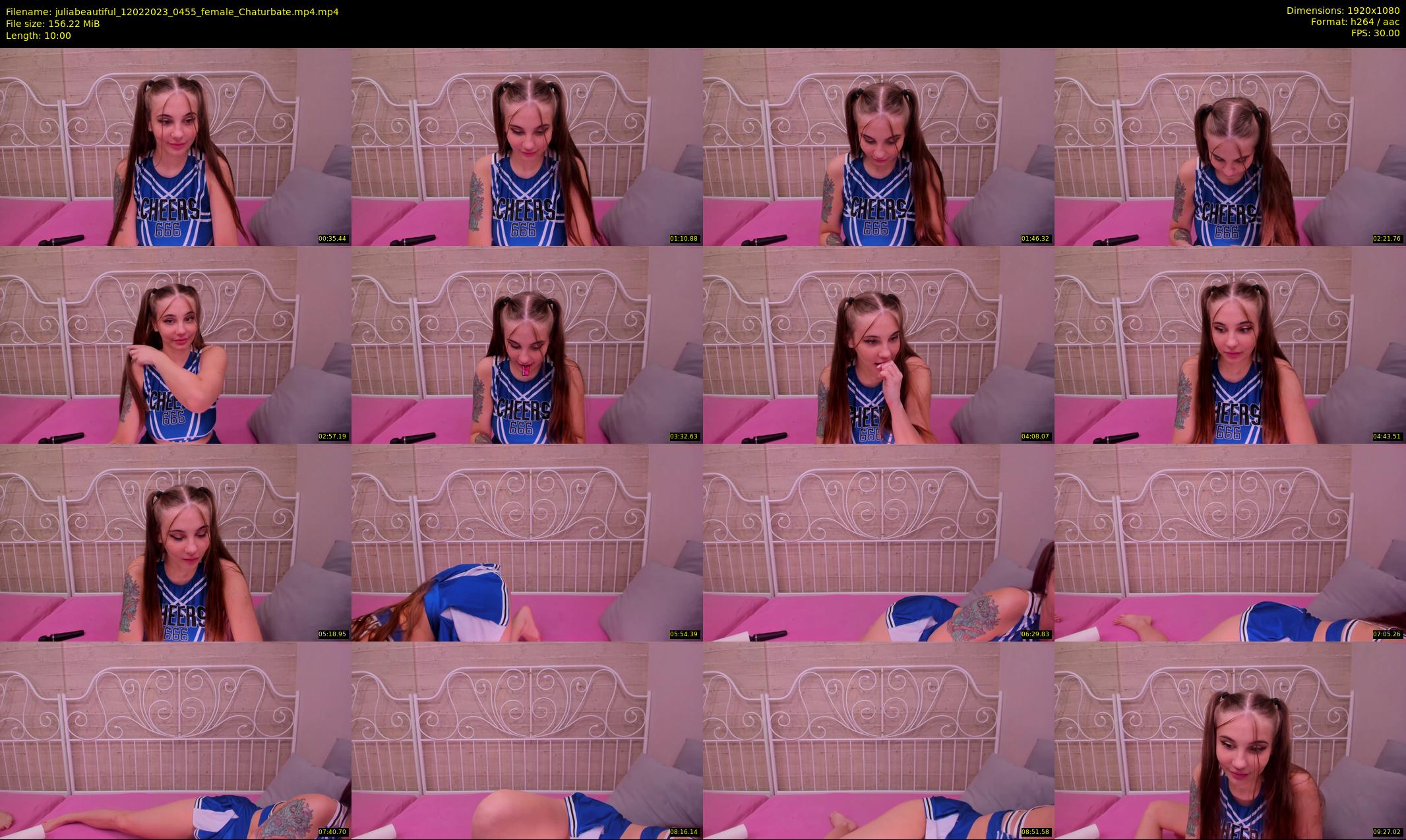 juliabeautiful — 10 minute Chaturbate female cam show recording, 1080p, Feb 12, 2023