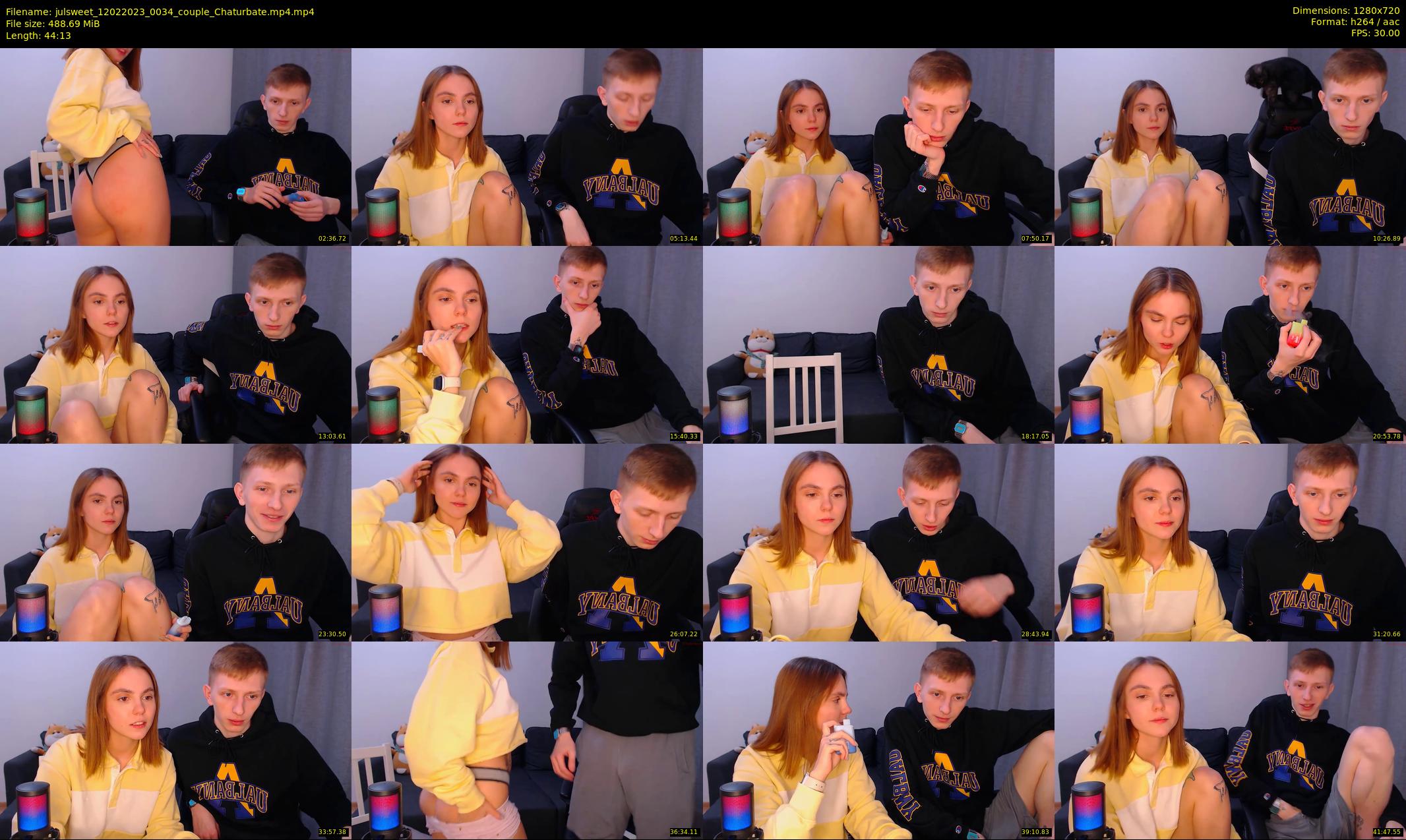 julsweet — 45 minute Chaturbate male cam show recording, 720p, Feb 12, 2023