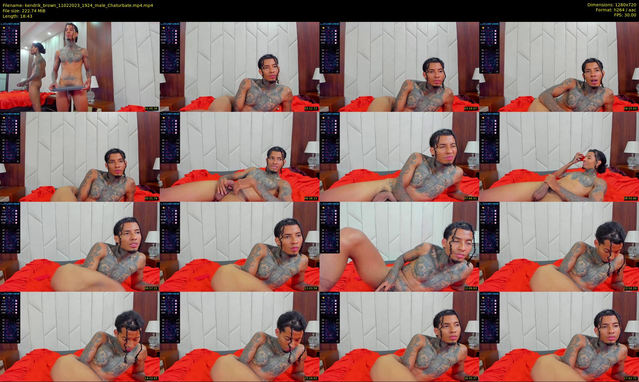 kendrik_brown — 19 minute Chaturbate male cam show recording, 720p, Feb 11, 2023