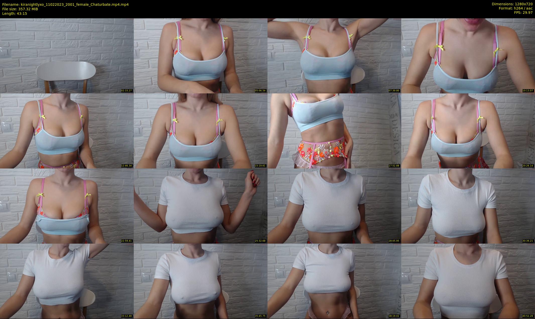 kiranightlyxo — 44 minute Chaturbate female cam show recording, 720p, Feb 11, 2023