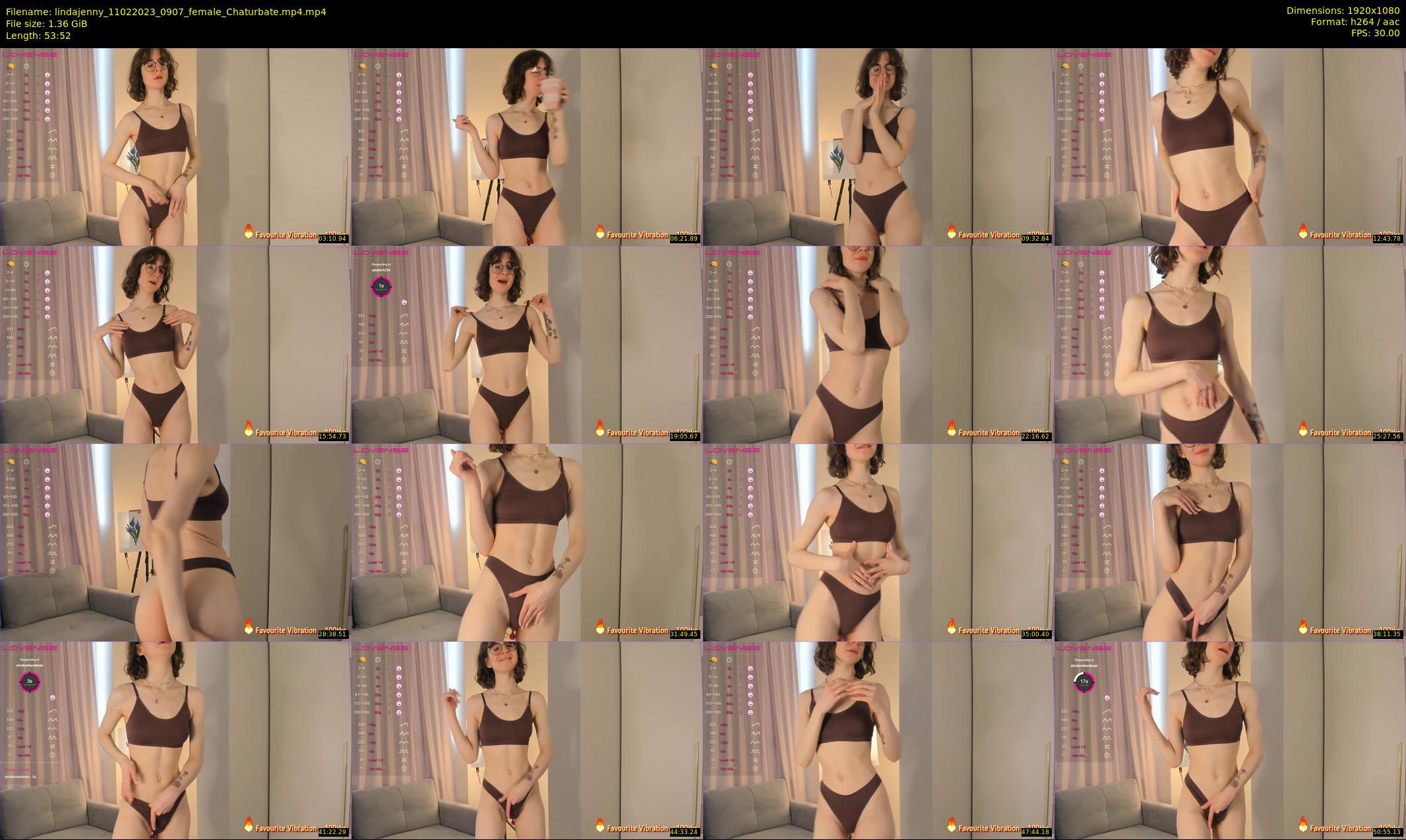 lindajenny — 54 minute Chaturbate couple cam show recording, 1080p, Feb 11, 2023