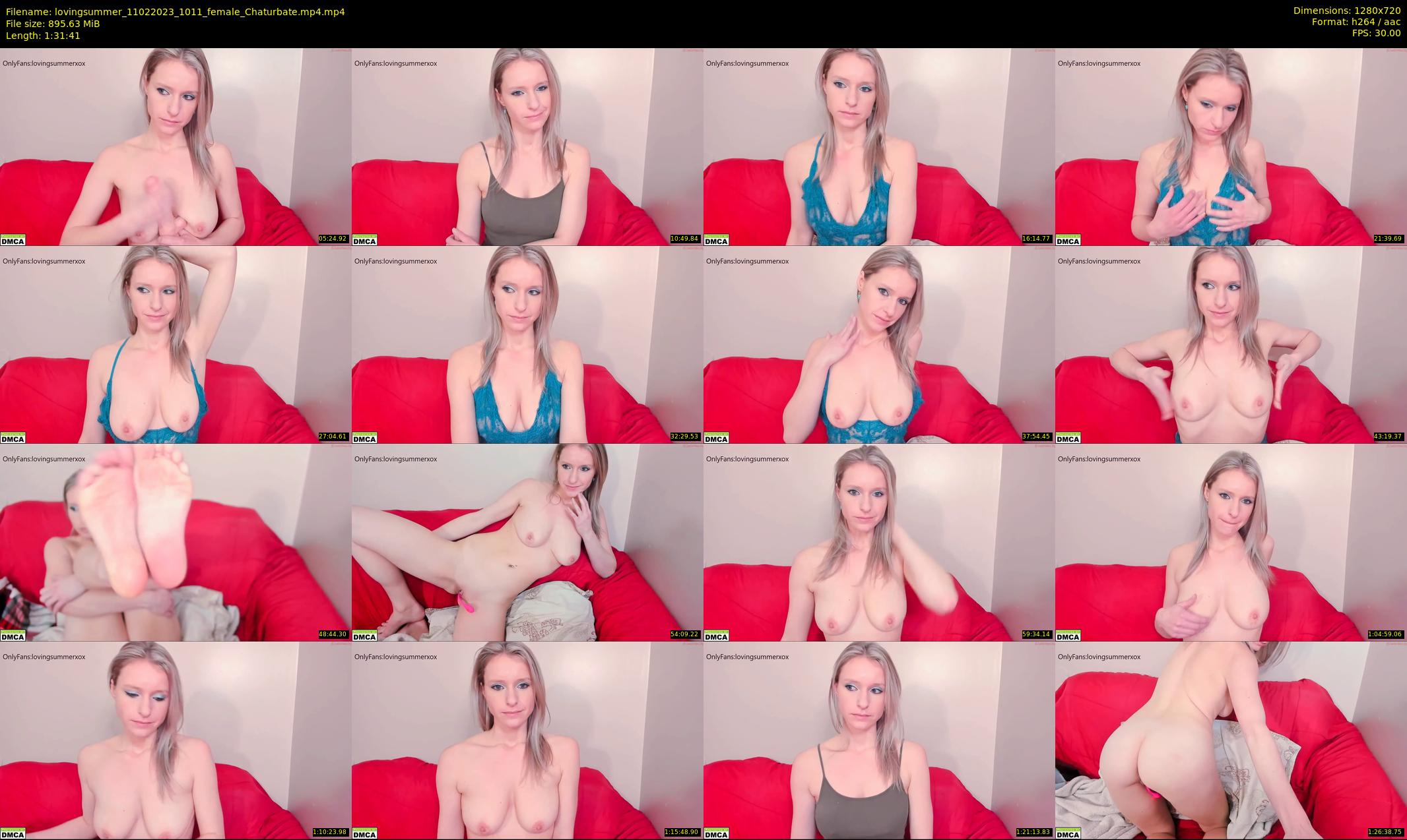 lovingsummer — 92 minute Chaturbate female cam show recording, 720p, Feb 11, 2023
