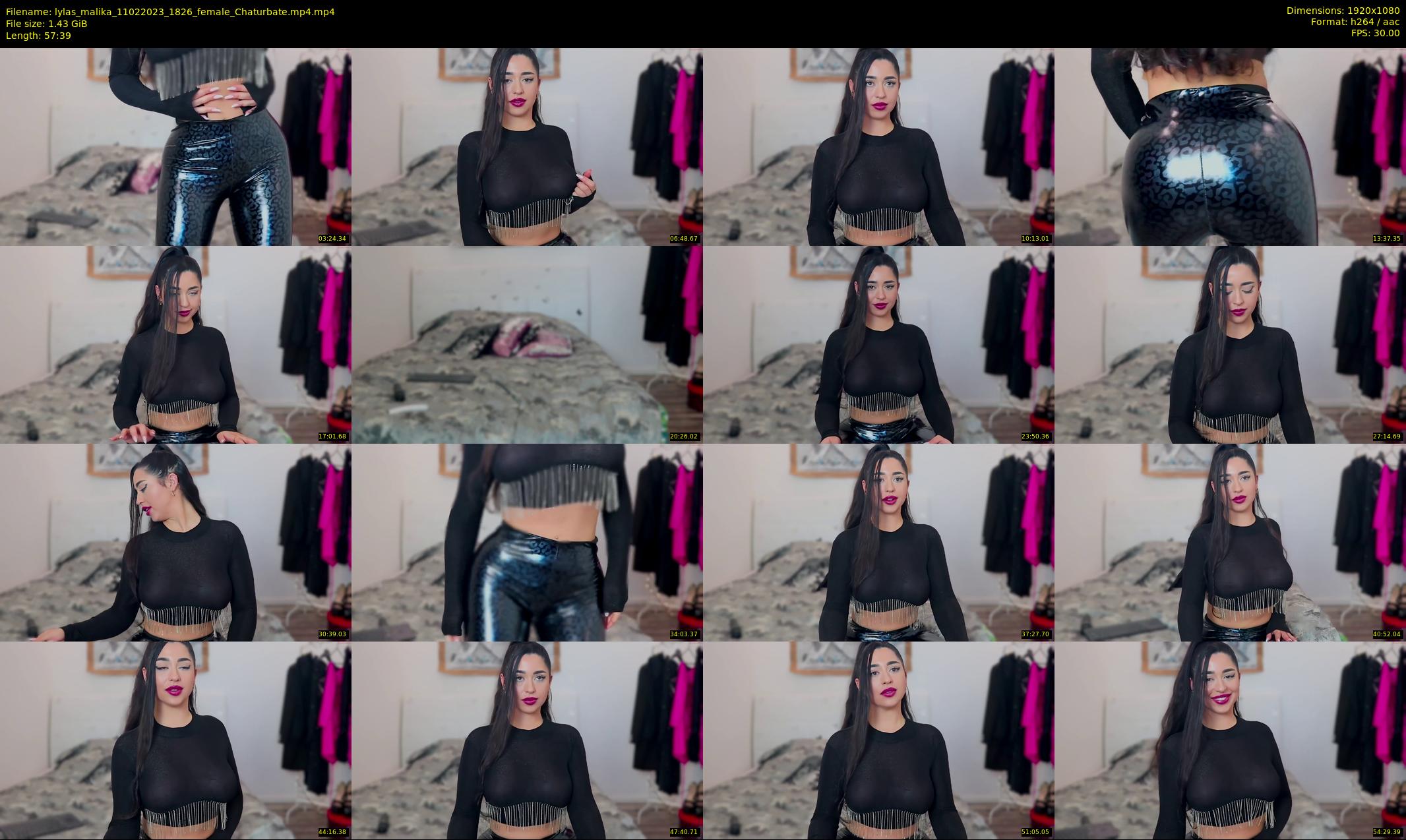 lylas_malika — 58 minute Chaturbate female cam show recording, 1080p, Feb 11, 2023