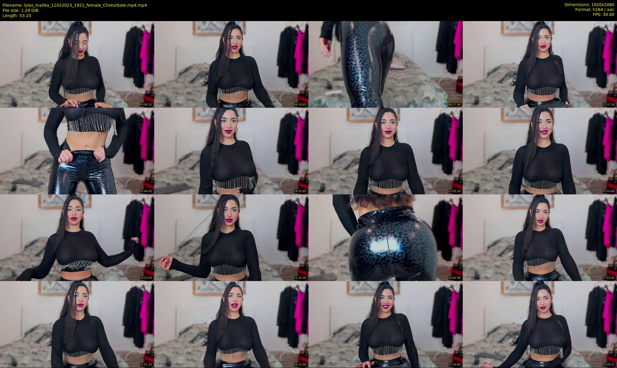 lylas_malika — 54 minute Chaturbate female cam show recording, 1080p, Feb 11, 2023