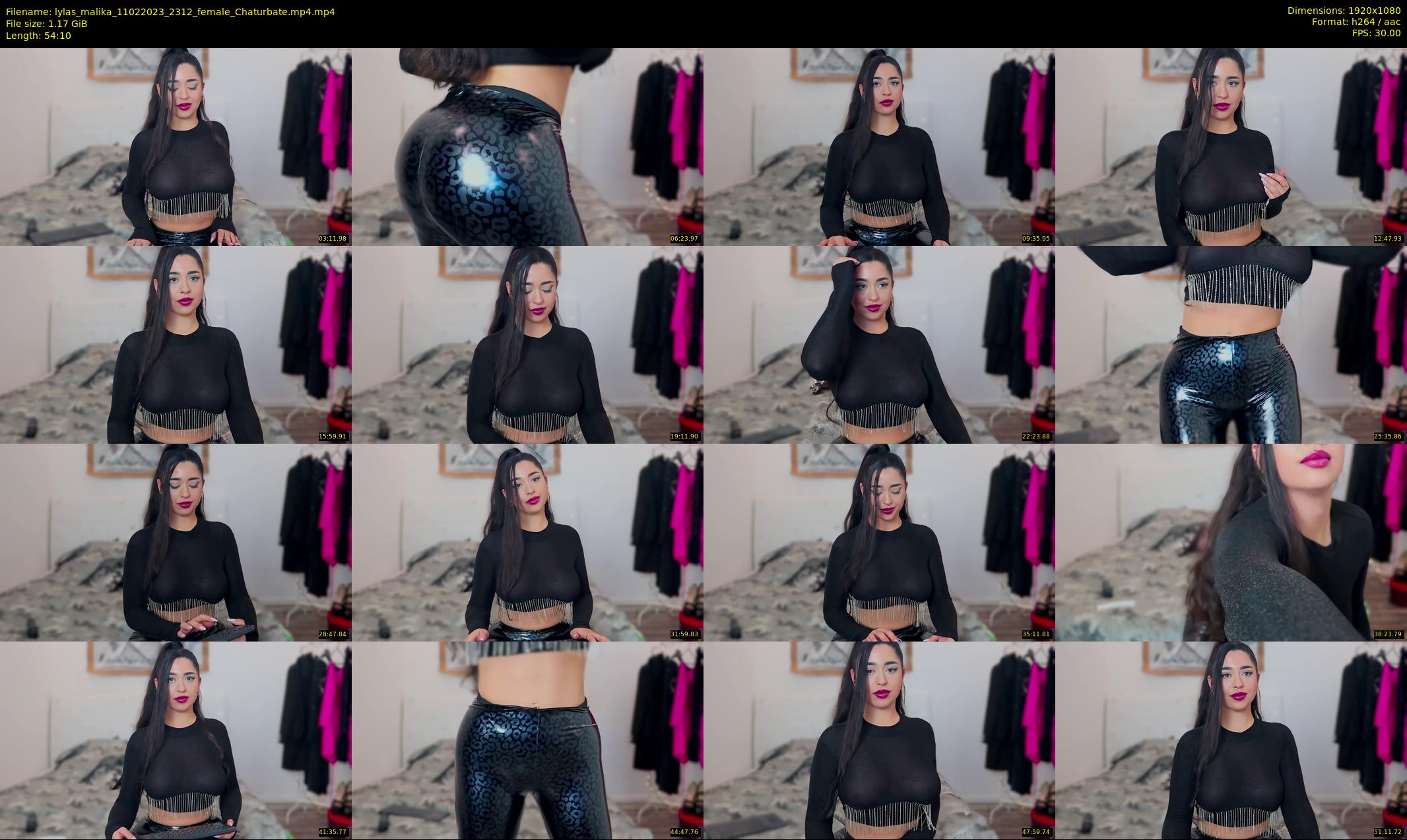 lylas_malika — 55 minute Chaturbate female cam show recording, 1080p, Feb 11, 2023