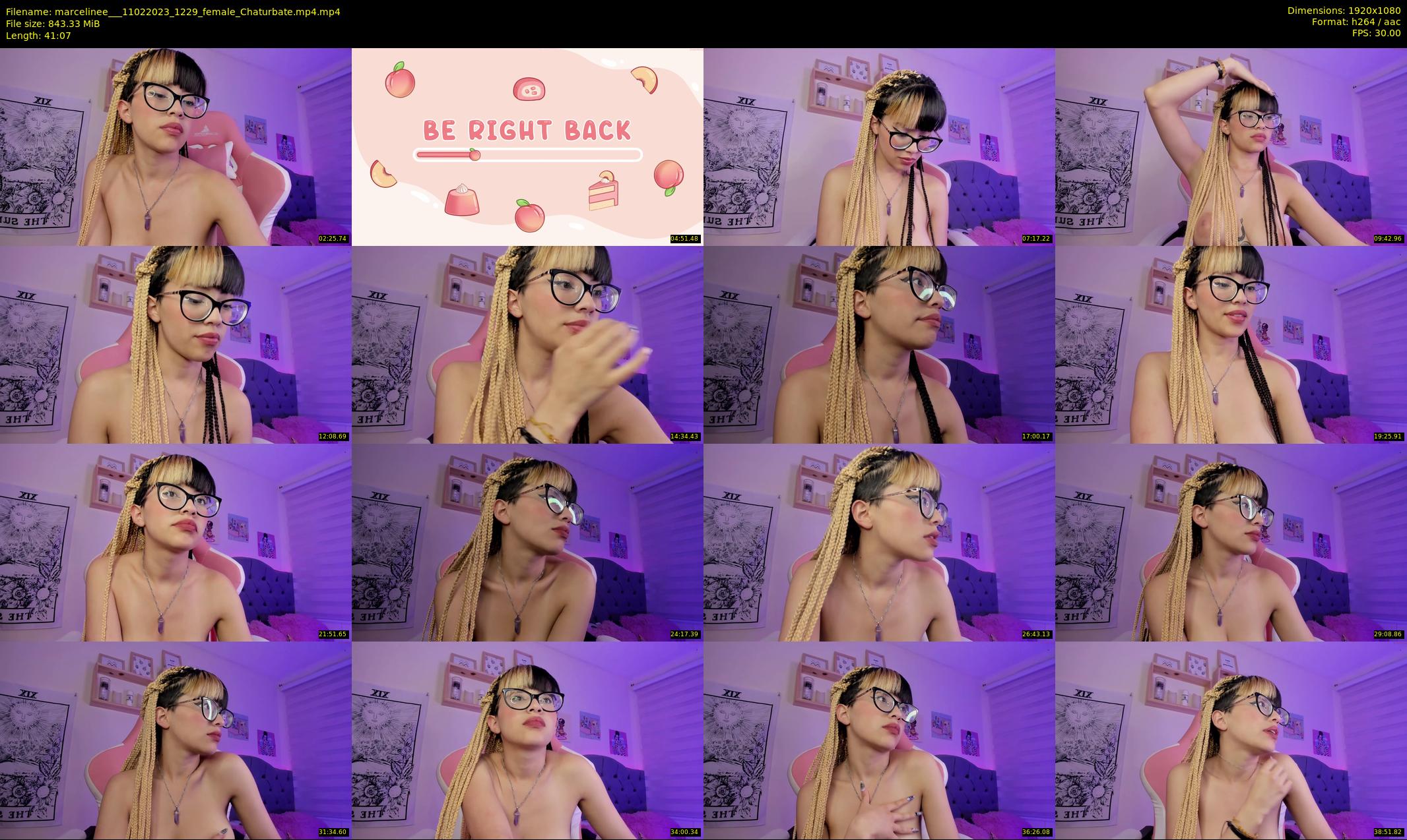 marcelinee__ — 42 minute Chaturbate female cam show recording, 1080p, Feb 11, 2023
