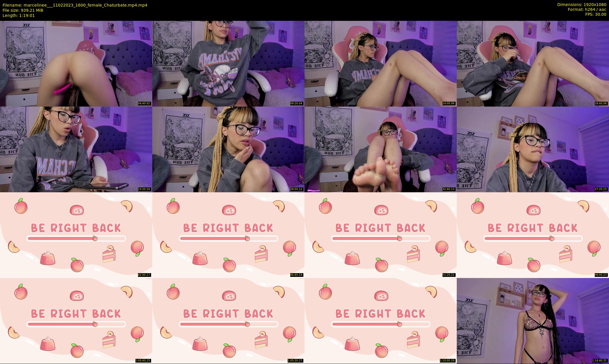 marcelinee__ — 80 minute Chaturbate female cam show recording, 1080p, Feb 11, 2023