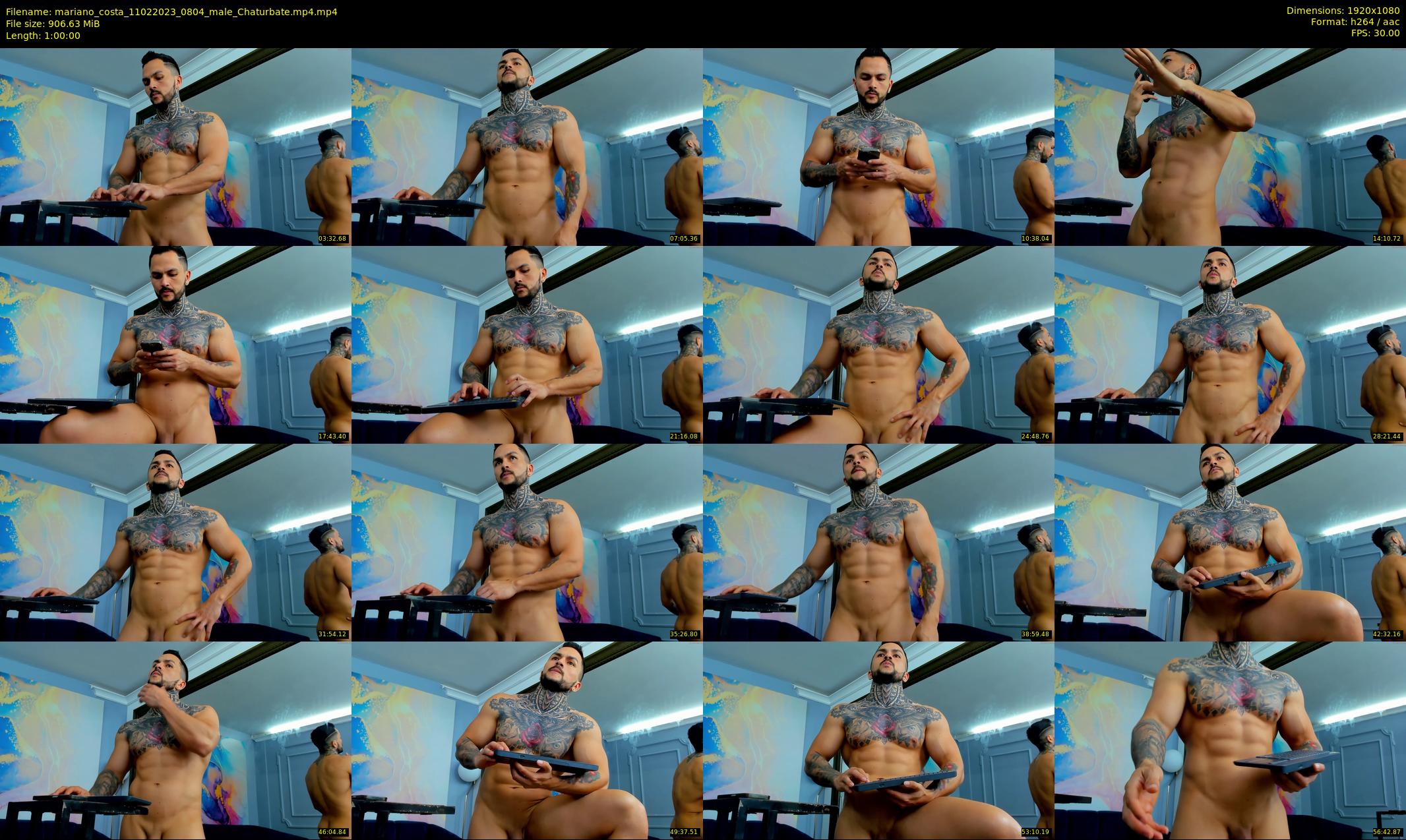 mariano_costa — 60 minute Chaturbate male cam show recording, 1080p, Feb 11, 2023