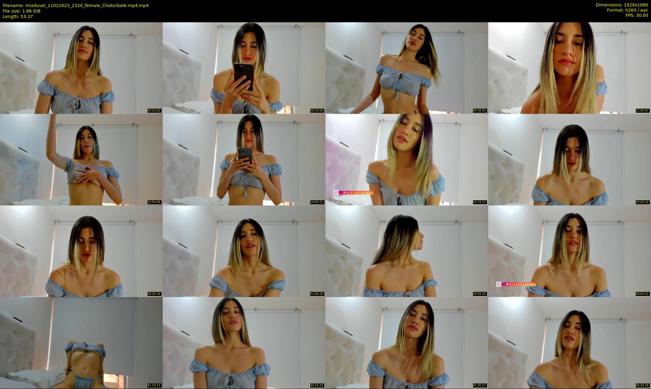 miaduval — 54 minute Chaturbate female cam show recording, 1080p, Feb 11, 2023