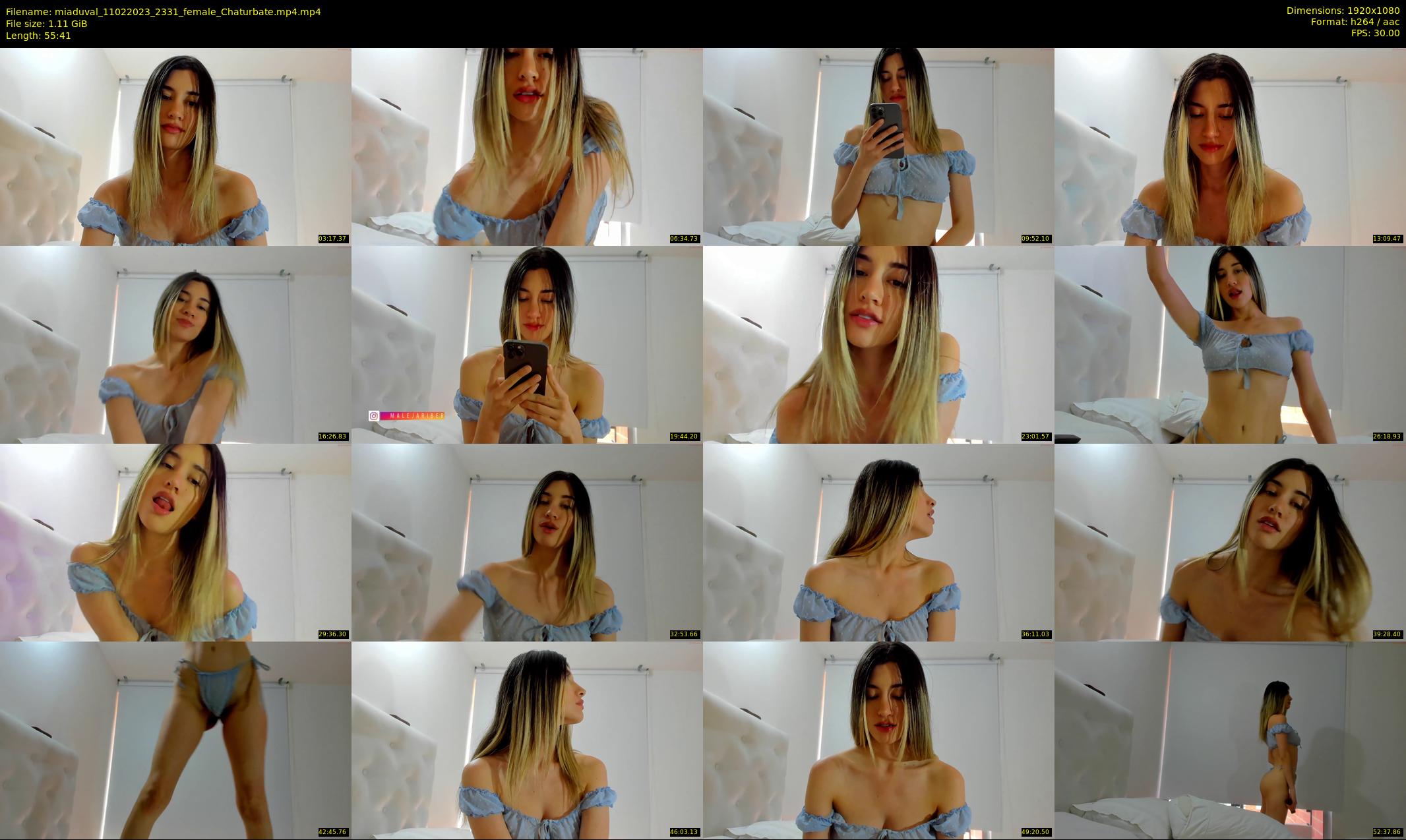 miaduval — 56 minute Chaturbate female cam show recording, 1080p, Feb 11, 2023