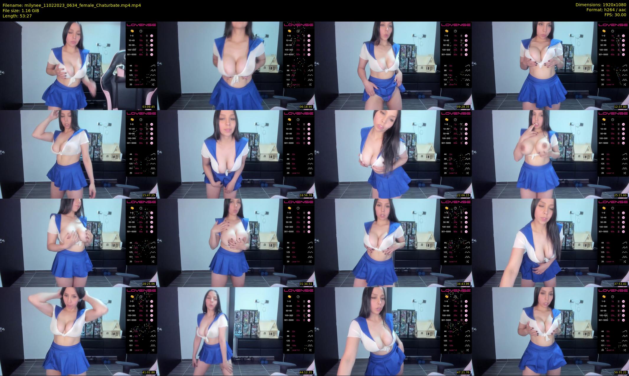 milynee — 54 minute Chaturbate female cam show recording, 1080p, Feb 11, 2023