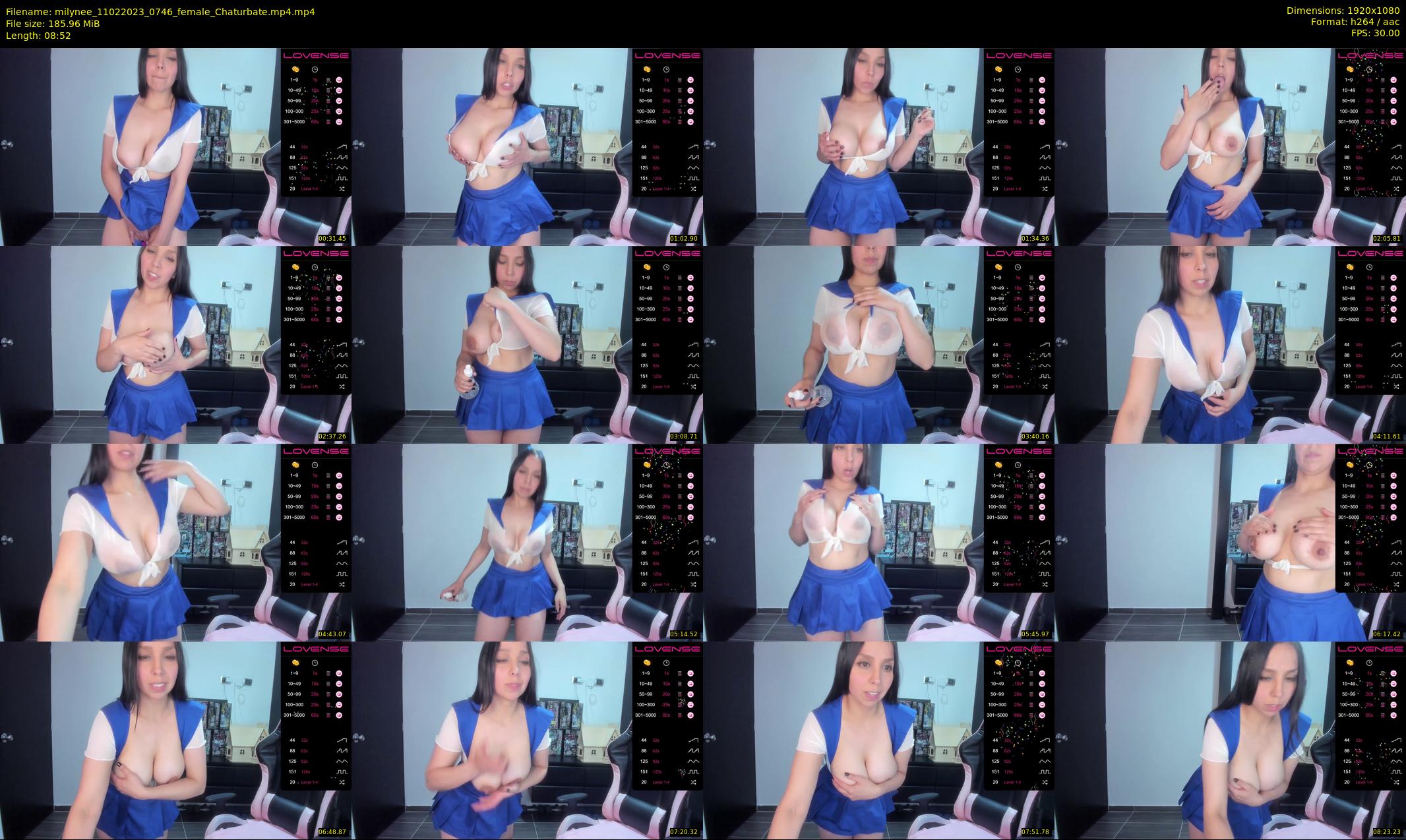 milynee — 9 minute Chaturbate female cam show recording, 1080p, Feb 11, 2023