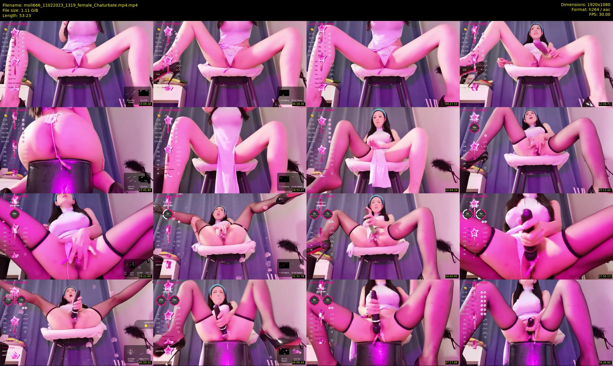 moli666 — 54 minute Chaturbate female cam show recording, 1080p, Feb 11, 2023