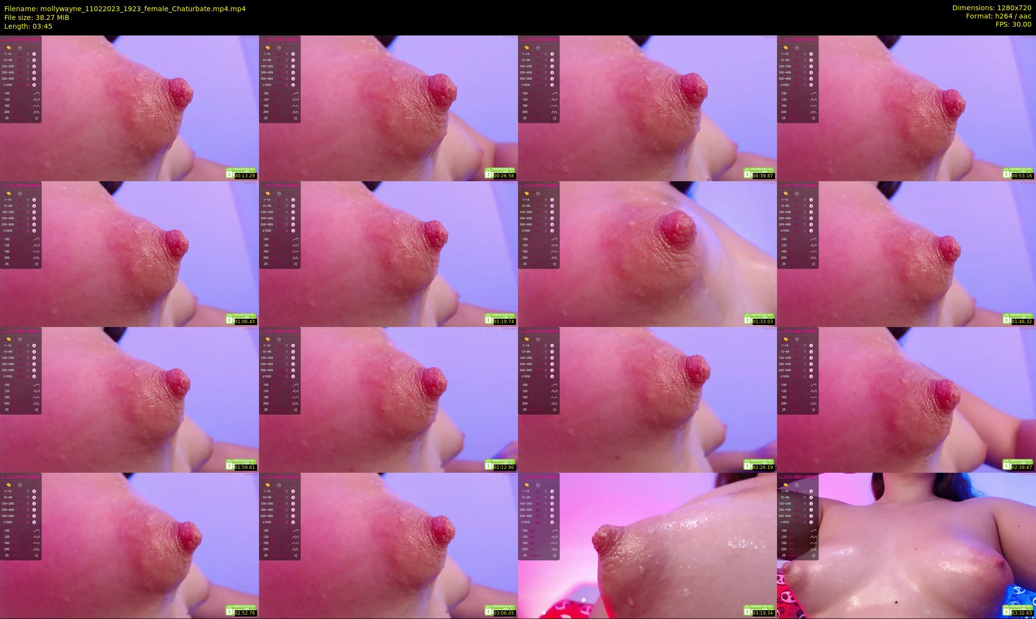 mollywayne — 4 minute Chaturbate female cam show recording, 720p, Feb 11, 2023
