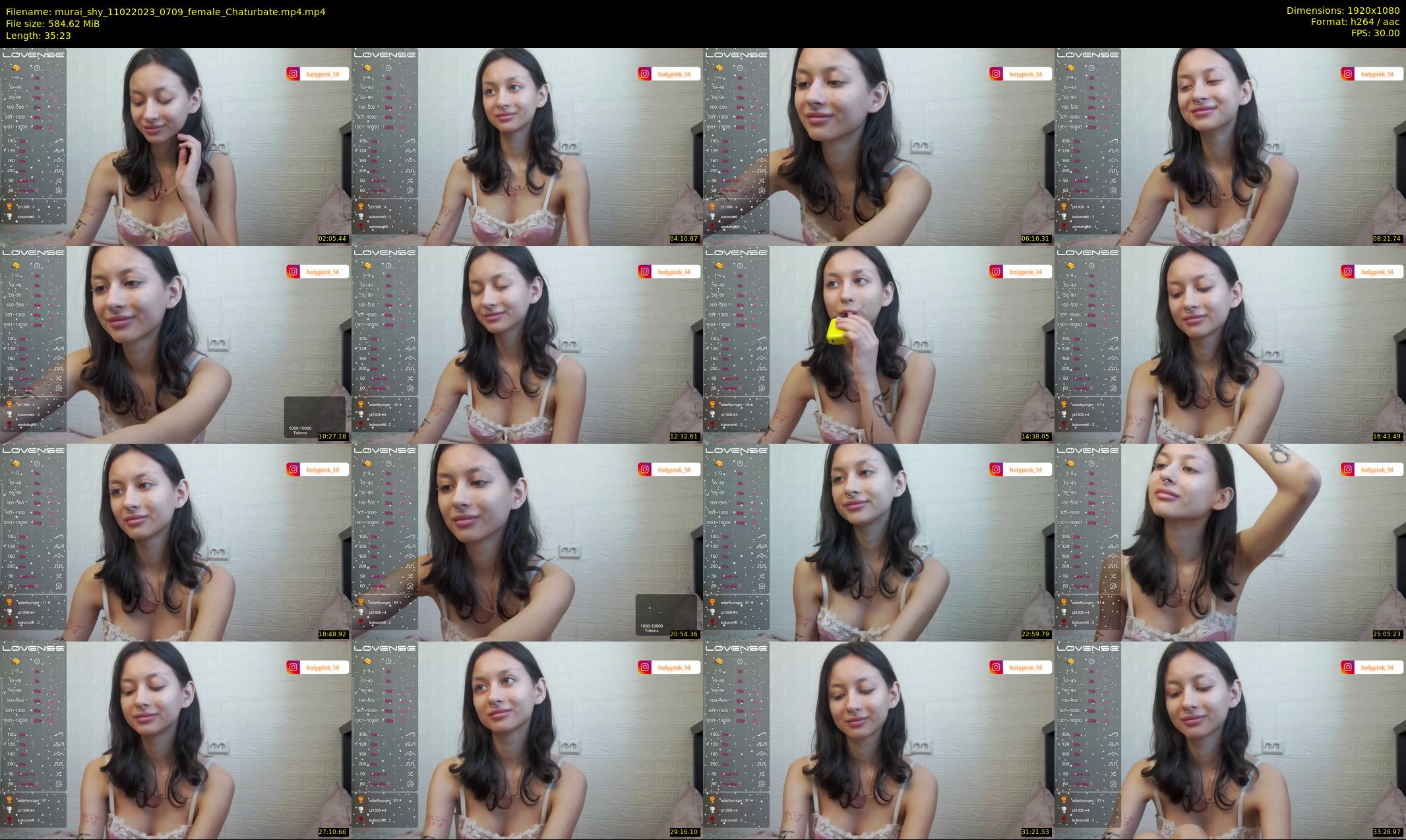 murai_shy — 36 minute Chaturbate female cam show recording, 1080p, Feb 11, 2023
