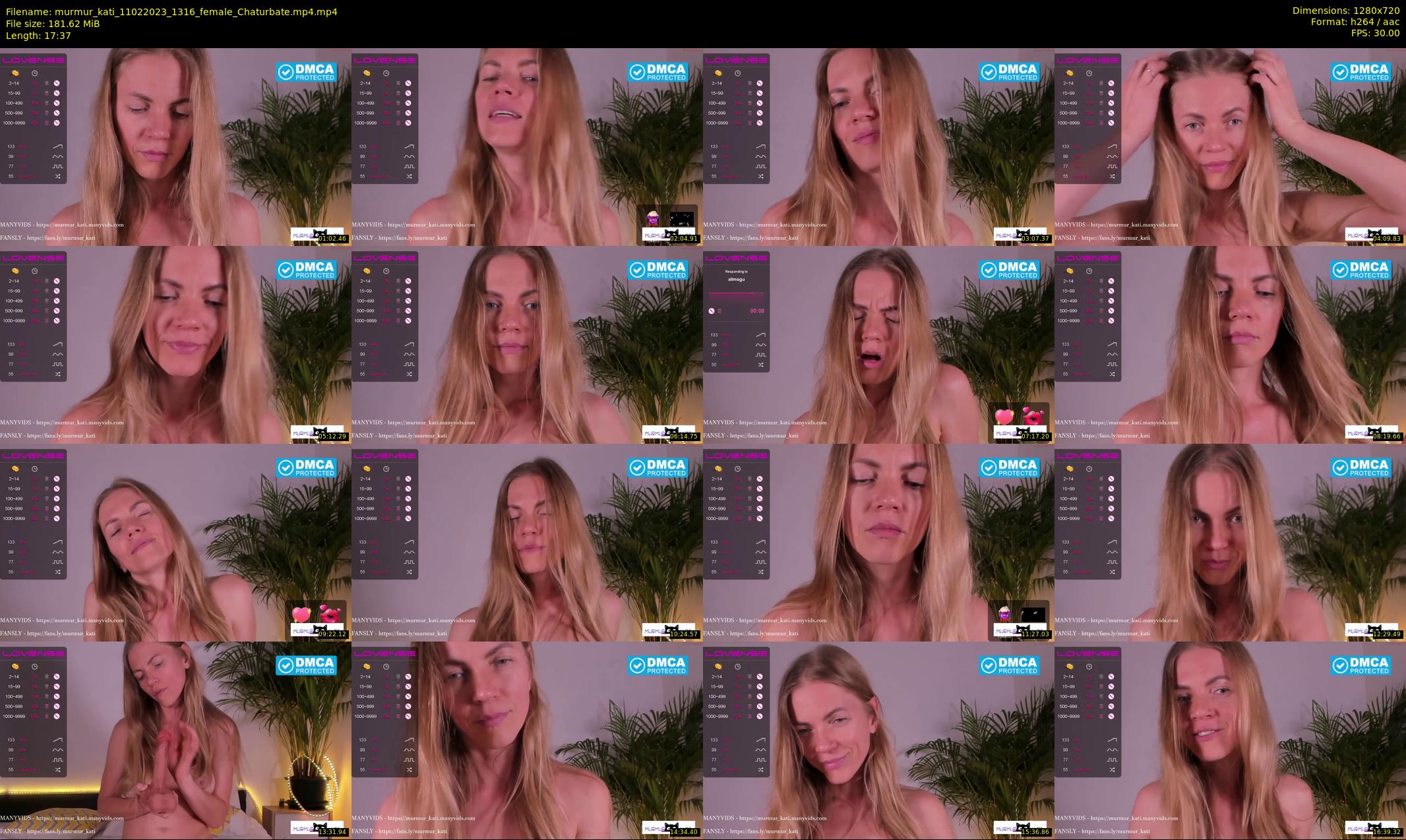 murmur_kati — 18 minute Chaturbate female cam show recording, 720p, Feb 11, 2023