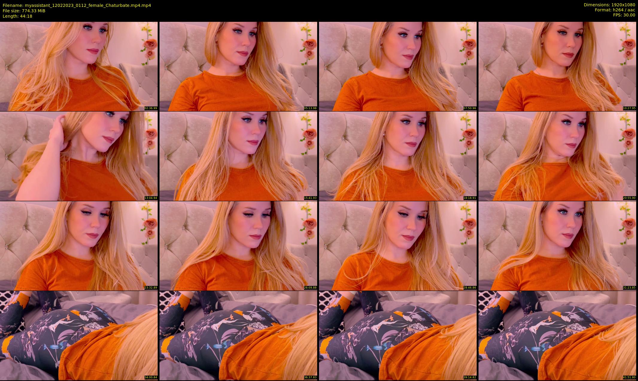 myassistant — 45 minute Chaturbate female cam show recording, 1080p, Feb 12, 2023
