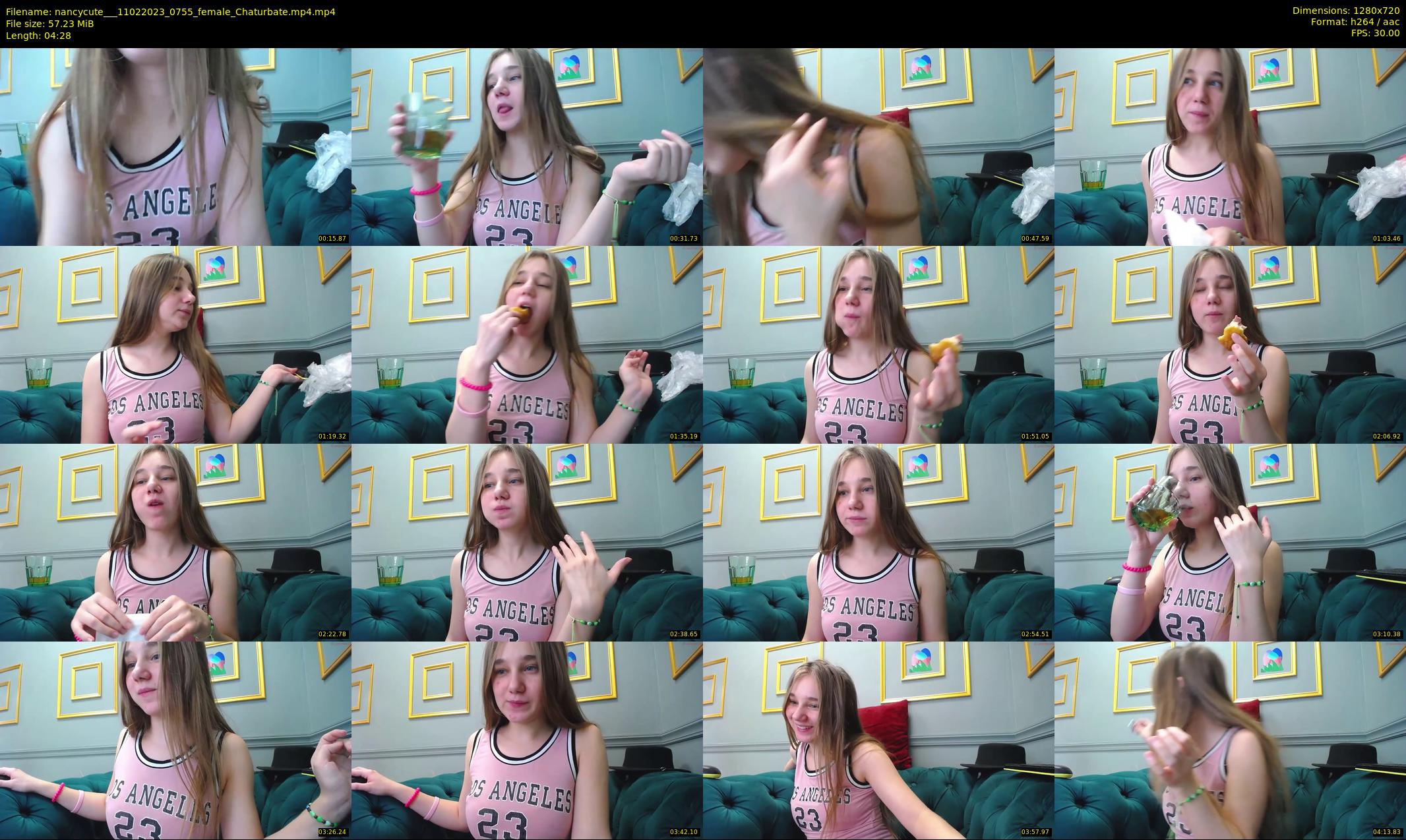 nancycute__ — 5 minute Chaturbate female cam show recording, 720p, Feb 11, 2023