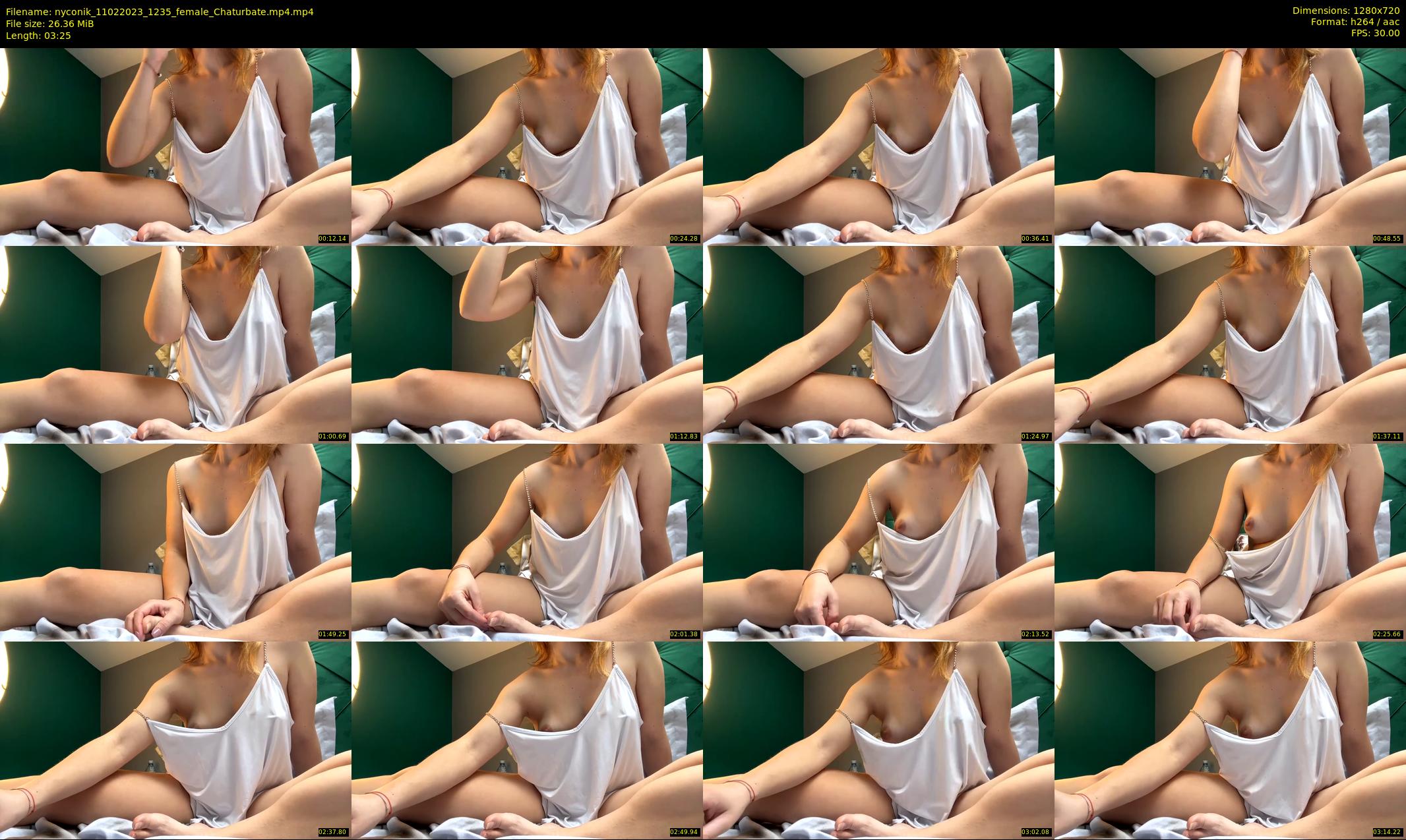 nyconik — 4 minute Chaturbate female cam show recording, 720p, Feb 11, 2023