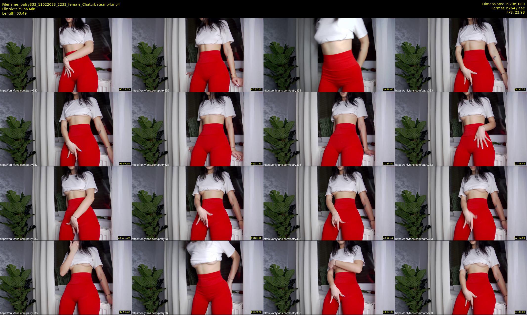 patry333 — 4 minute Chaturbate female cam show recording, 1080p, Feb 11, 2023