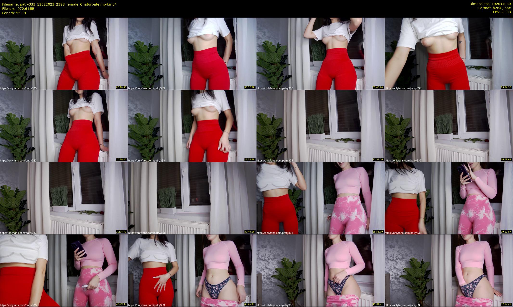 patry333 — 56 minute Chaturbate female cam show recording, 1080p, Feb 11, 2023
