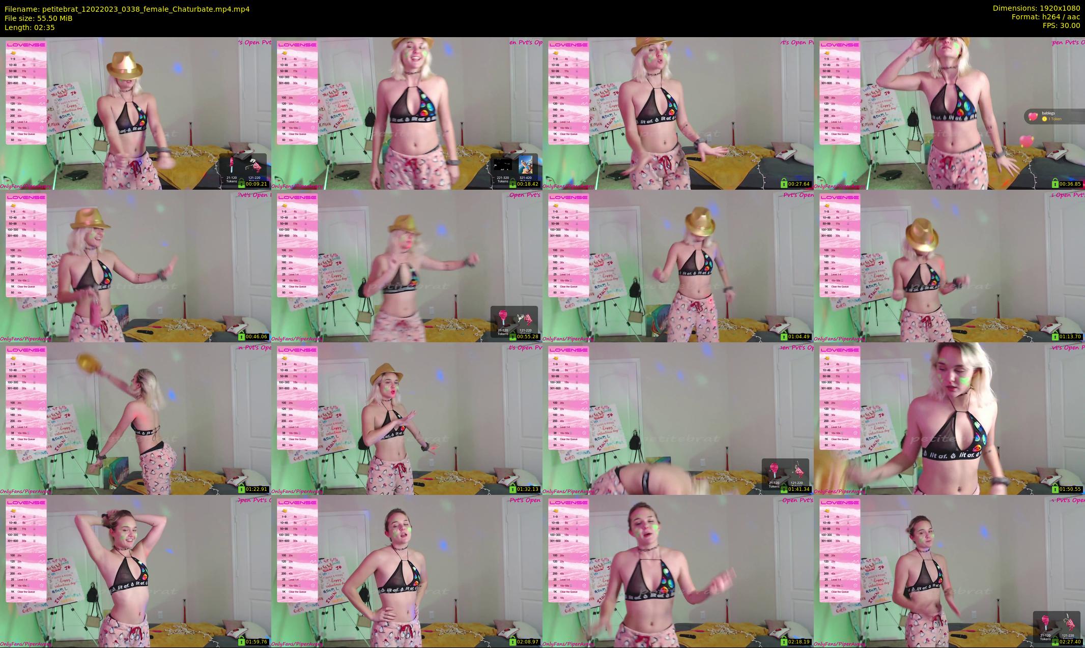 petitebrat — 3 minute Chaturbate female cam show recording, 1080p, Feb 12, 2023
