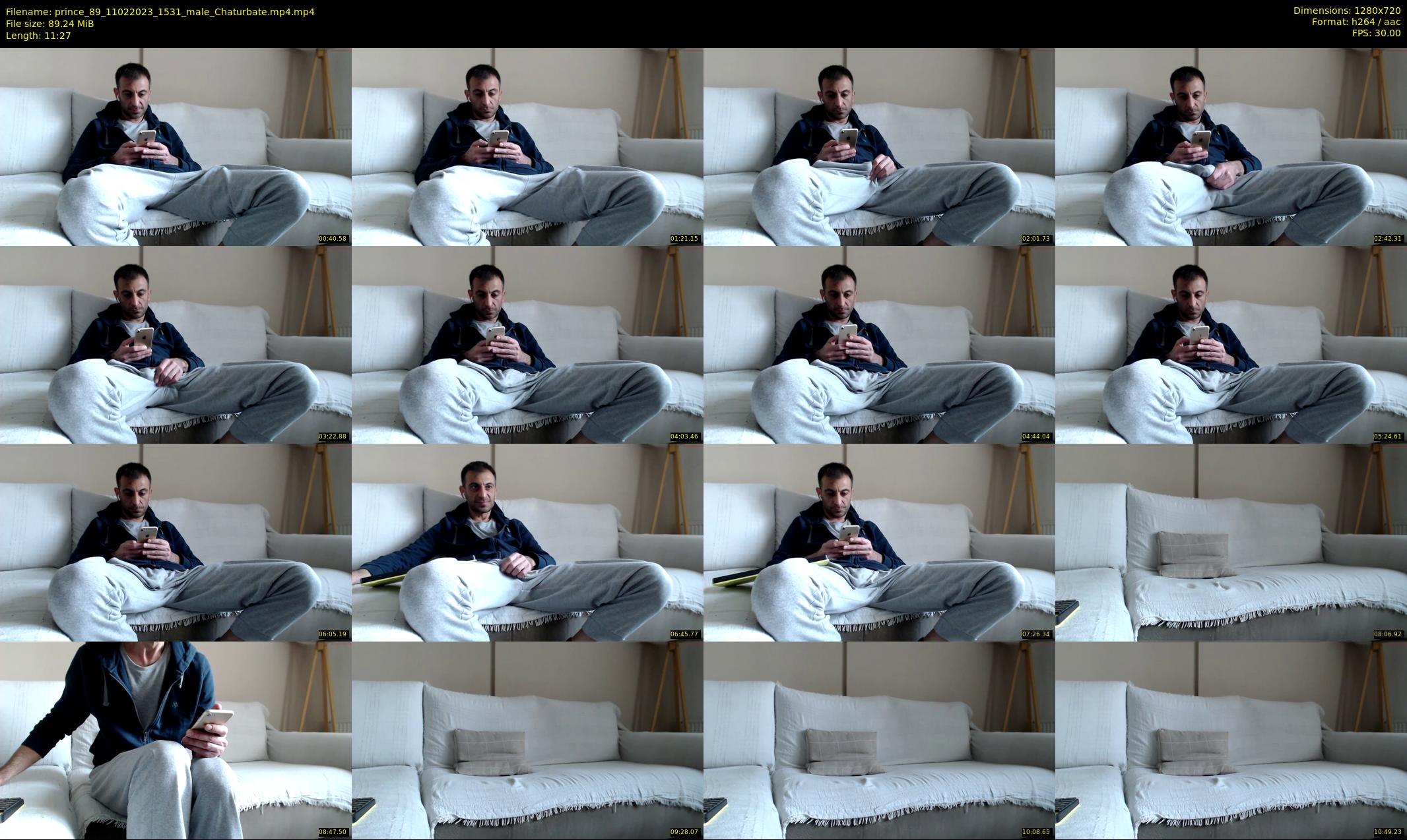 prince_89 — 12 minute Chaturbate male cam show recording, 720p, Feb 11, 2023
