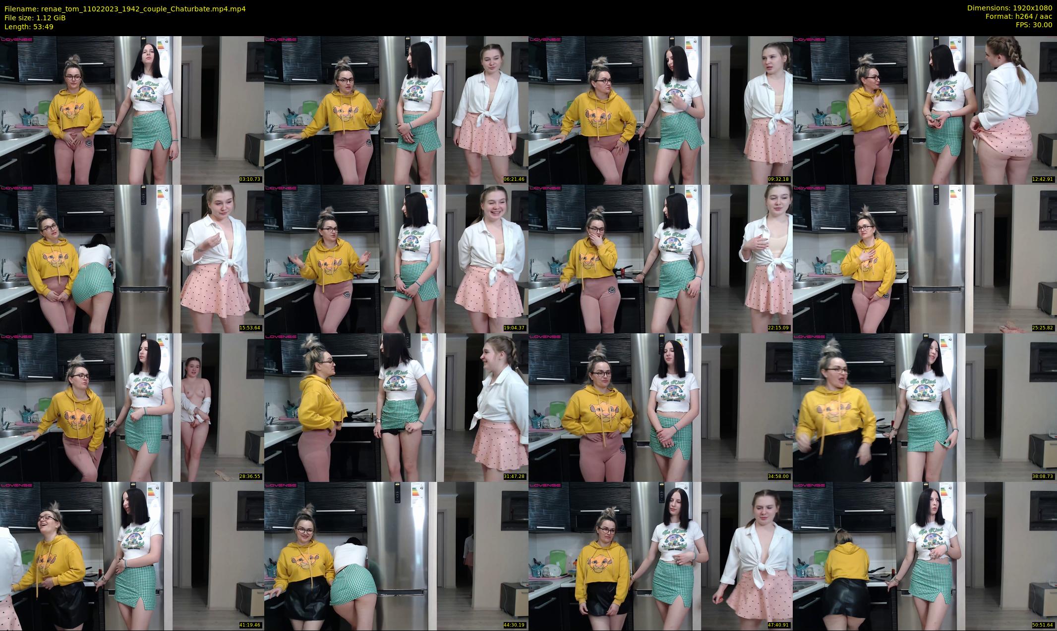 renae_tom — 54 minute Chaturbate couple cam show recording, 1080p, Feb 11, 2023