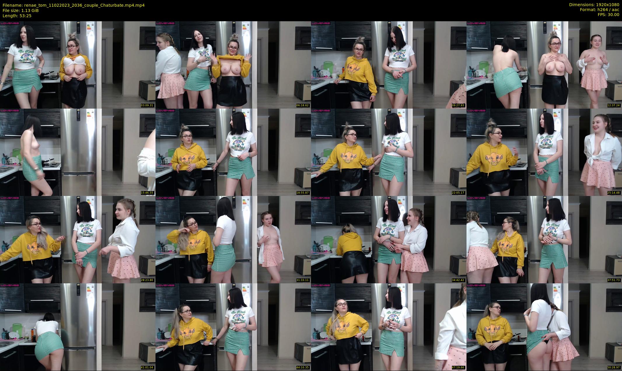 renae_tom — 54 minute Chaturbate couple cam show recording, 1080p, Feb 11, 2023